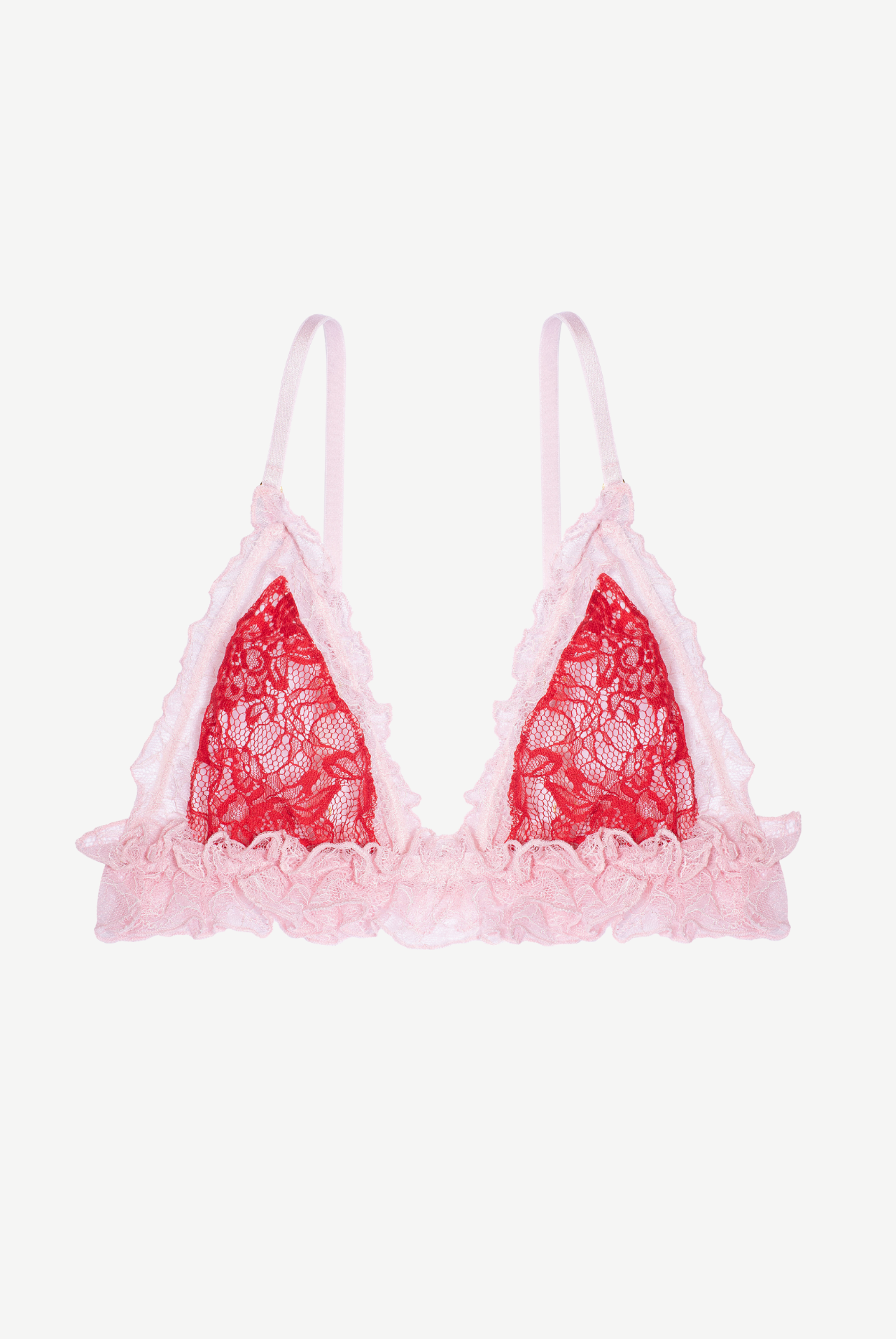 GLACE Ruffled Triangle Bra