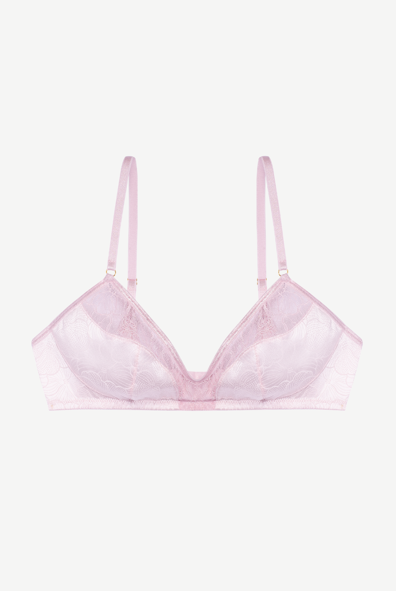 GLACE Soft Bra with Satin and Lace