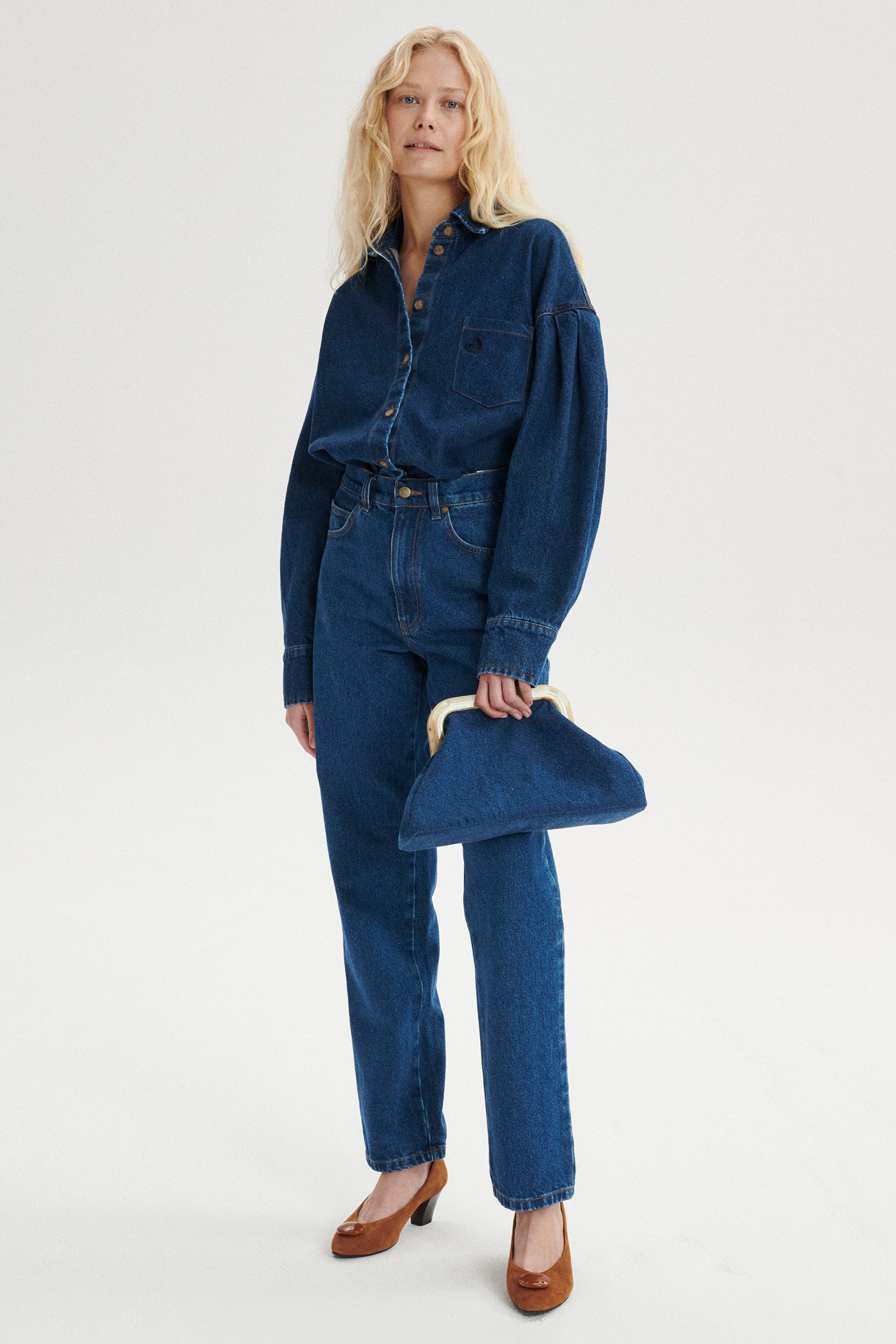 Thomas Denim Clutch