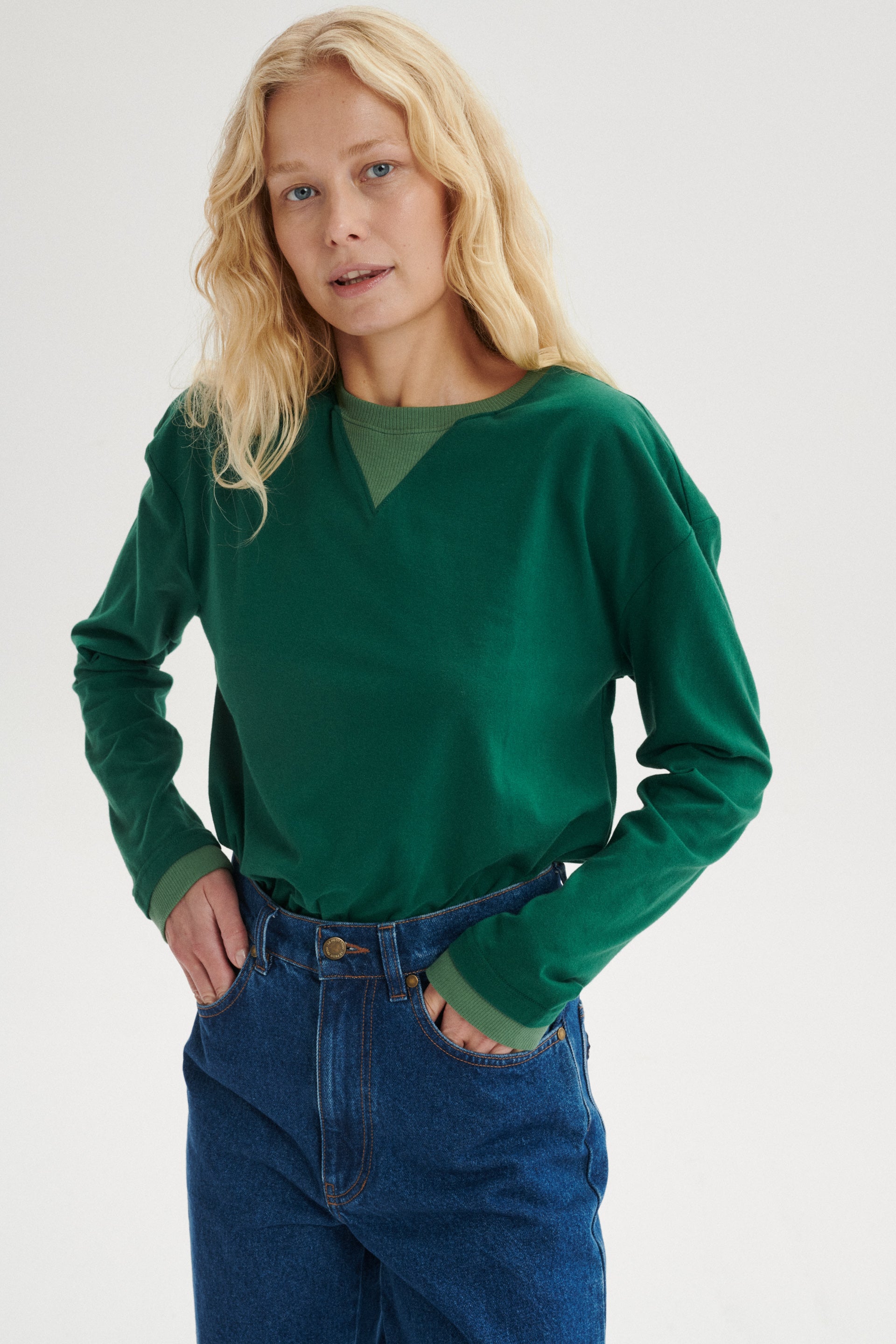 Soan Vintage Longsleeve With Subtle Shoulder Pads