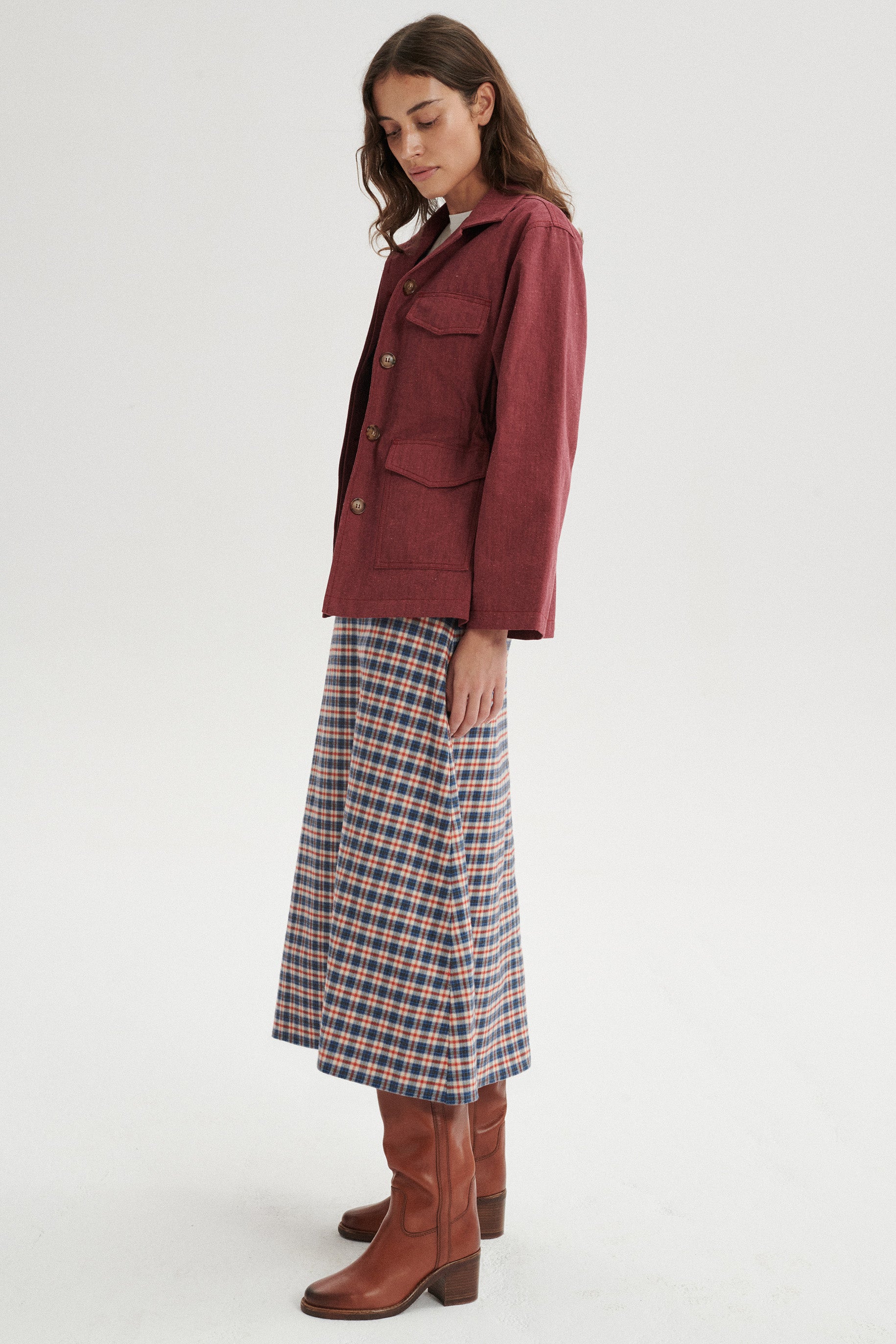 Eliott Checked Dress