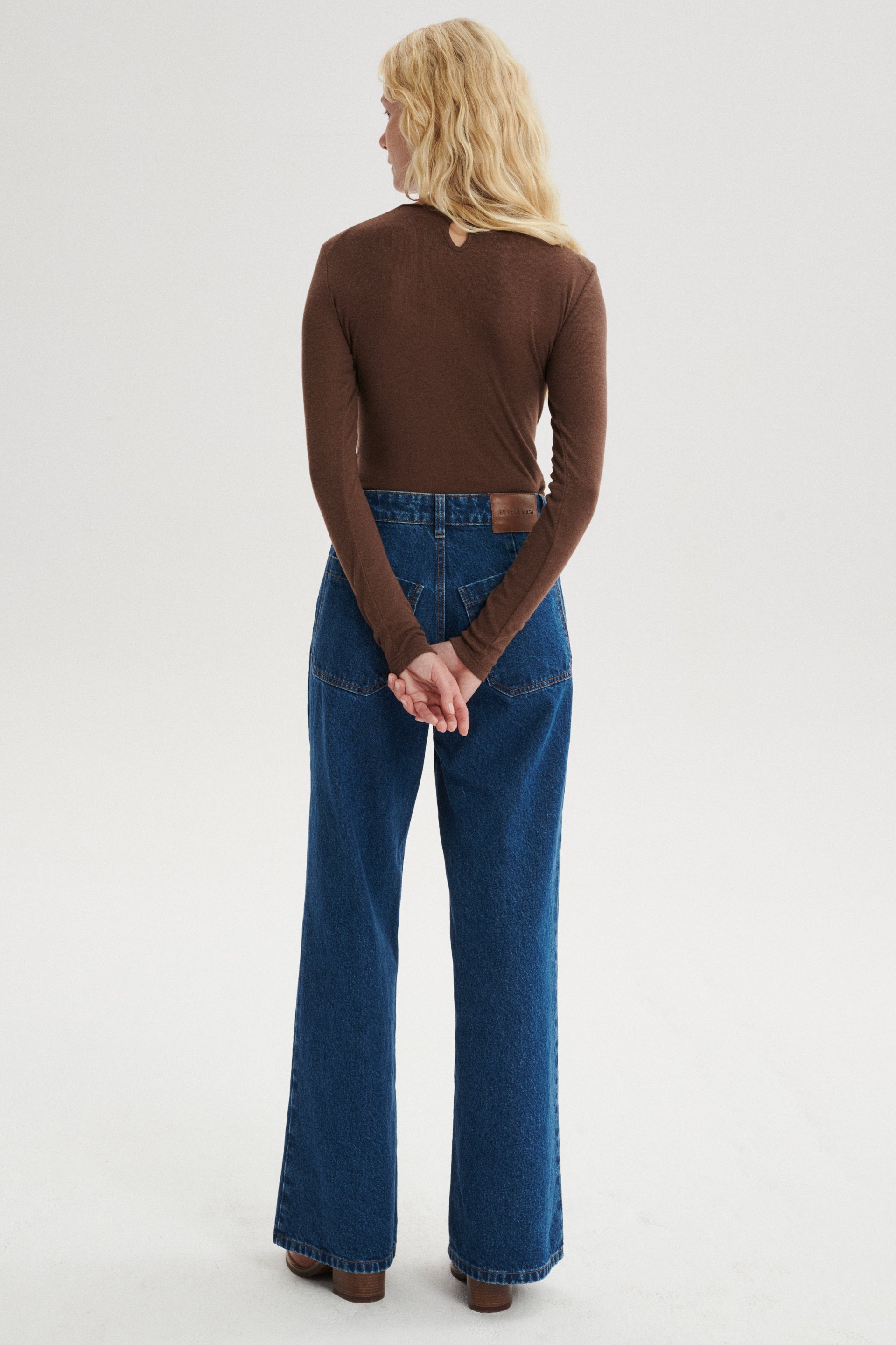 Patrick High-Rise Flared Jeans With Front Pockets