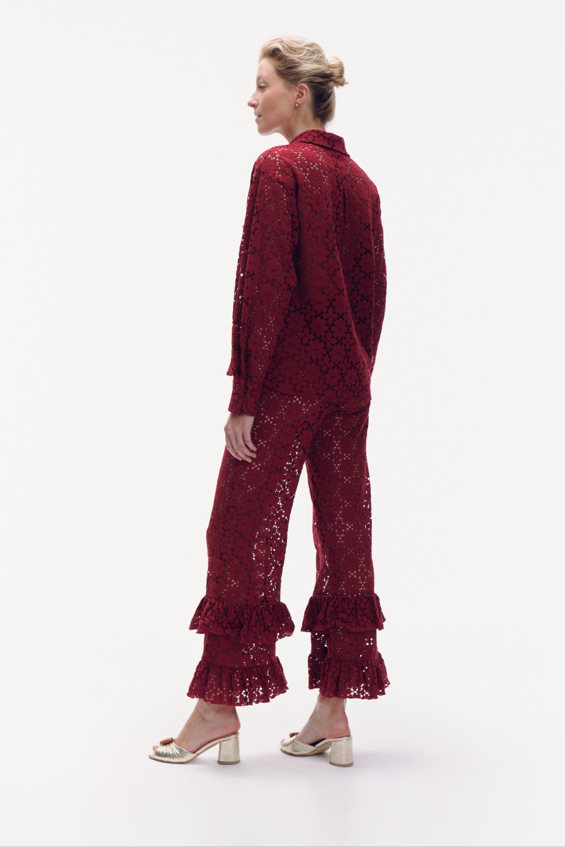 Alma Shirt - burgundy