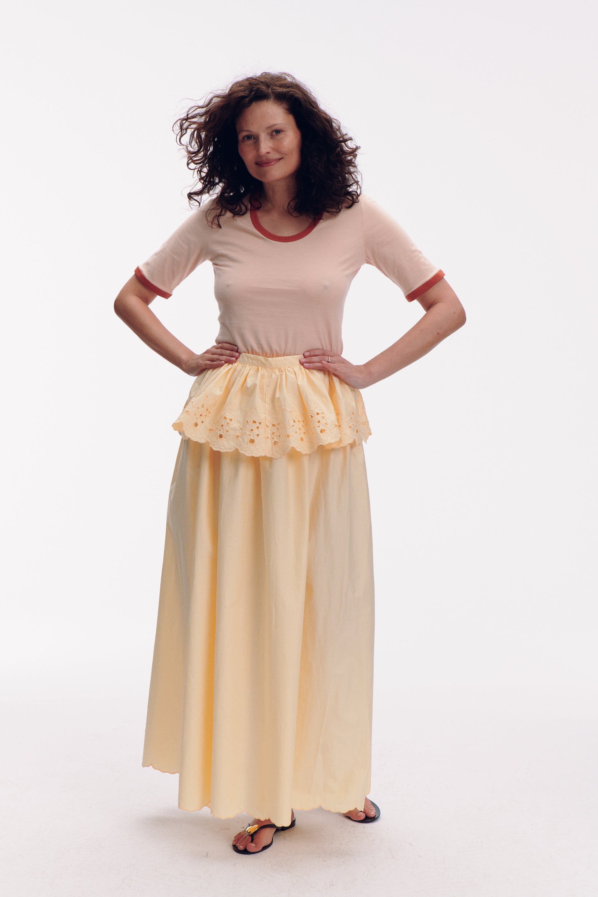 Peplum - yellow