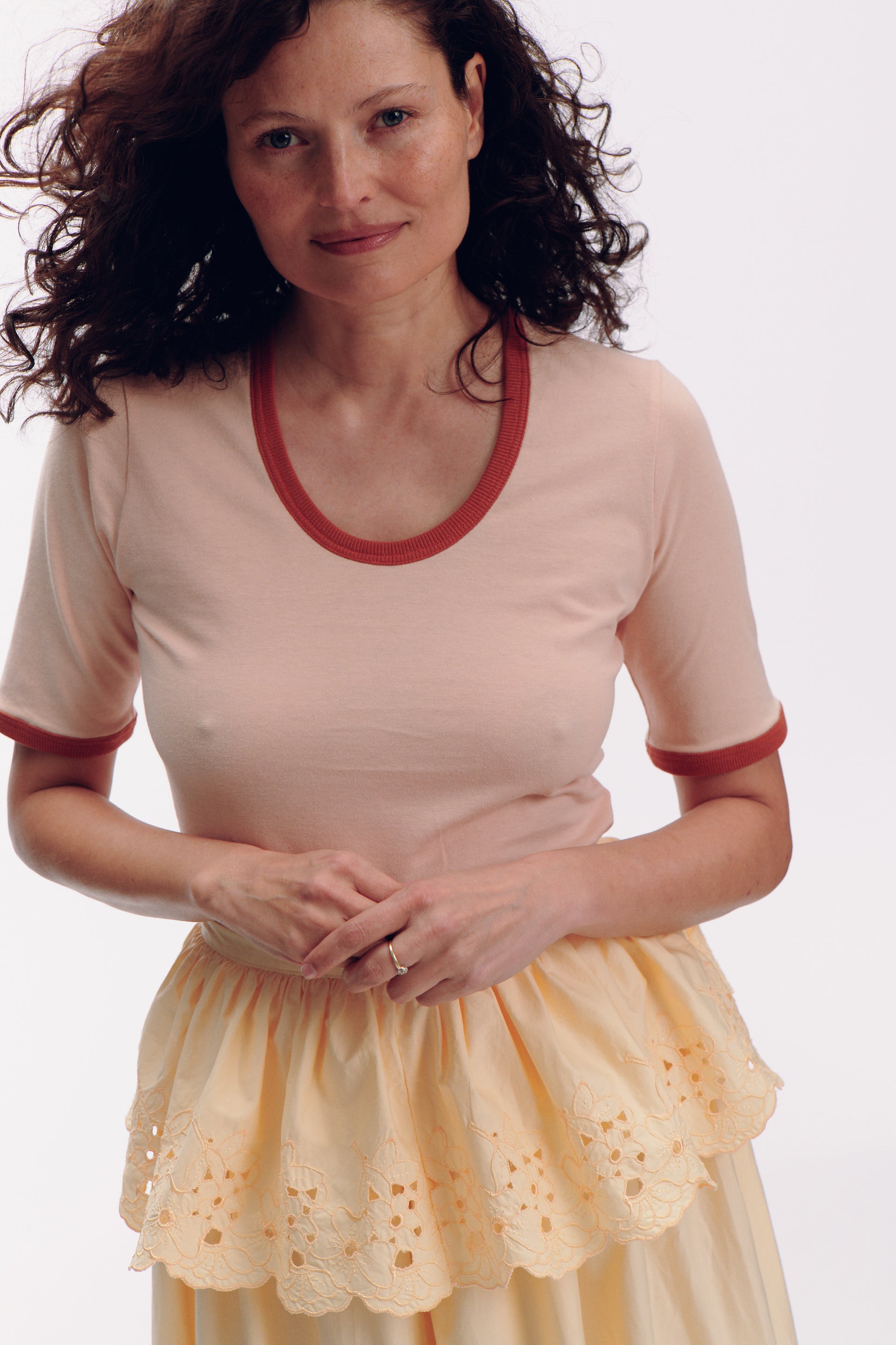 Peplum - yellow