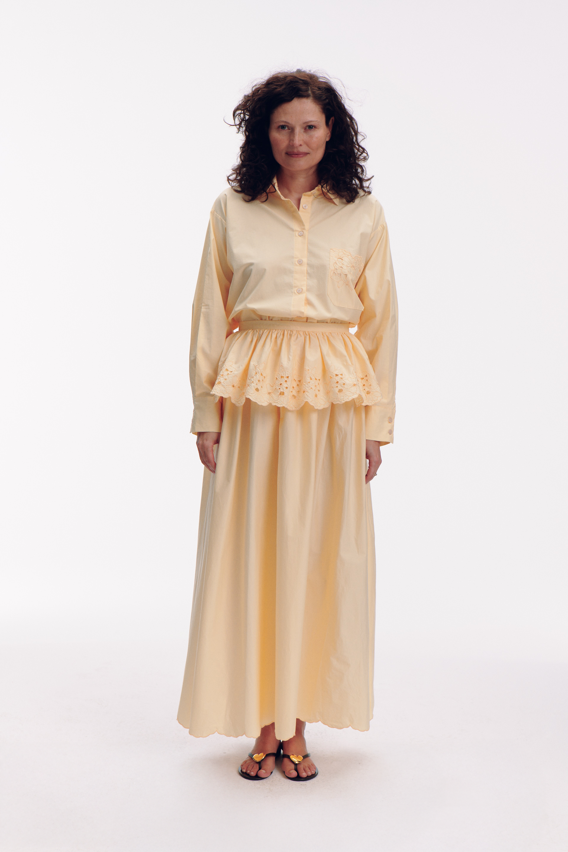 Peplum - yellow
