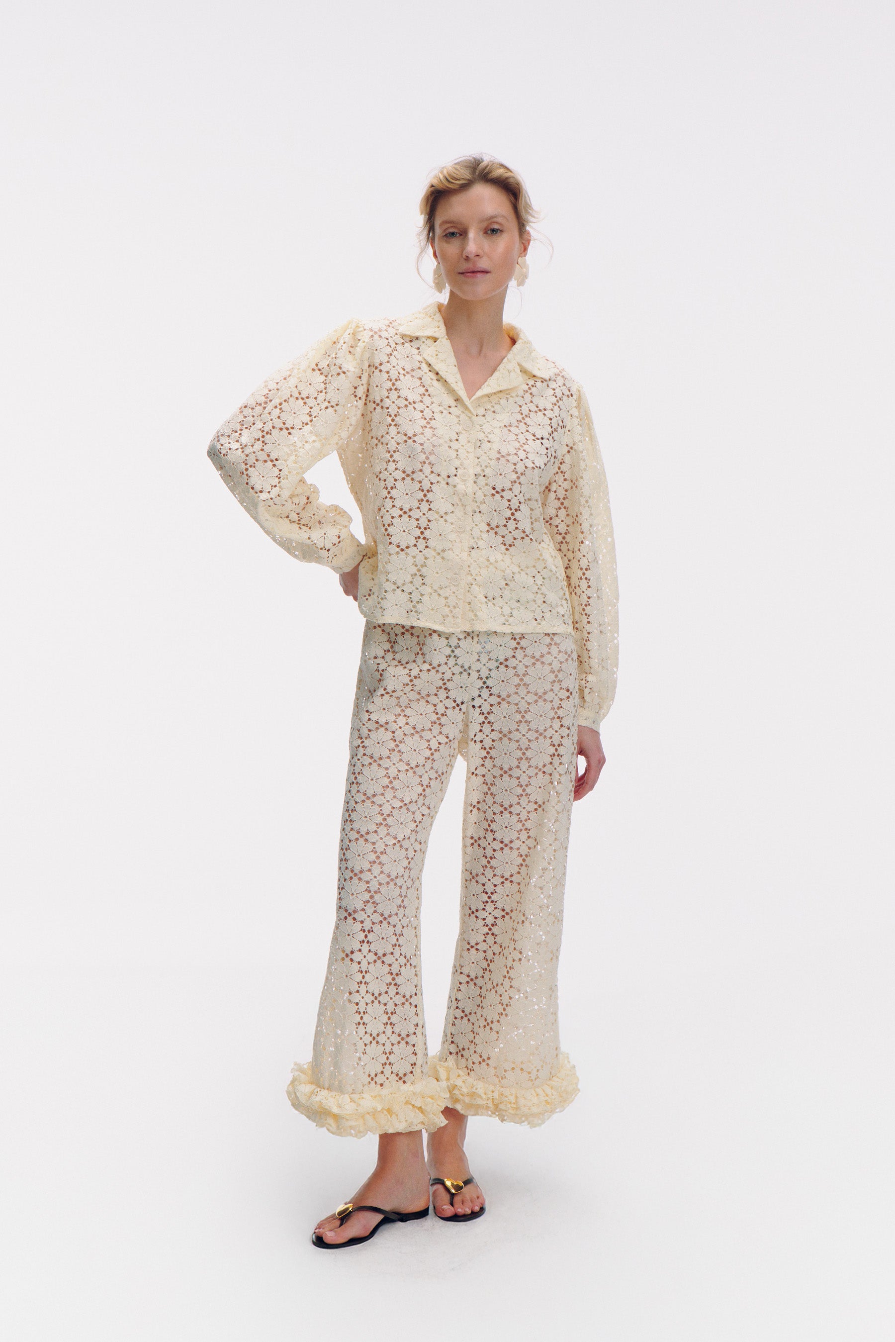 Sofia Trousers - ecru