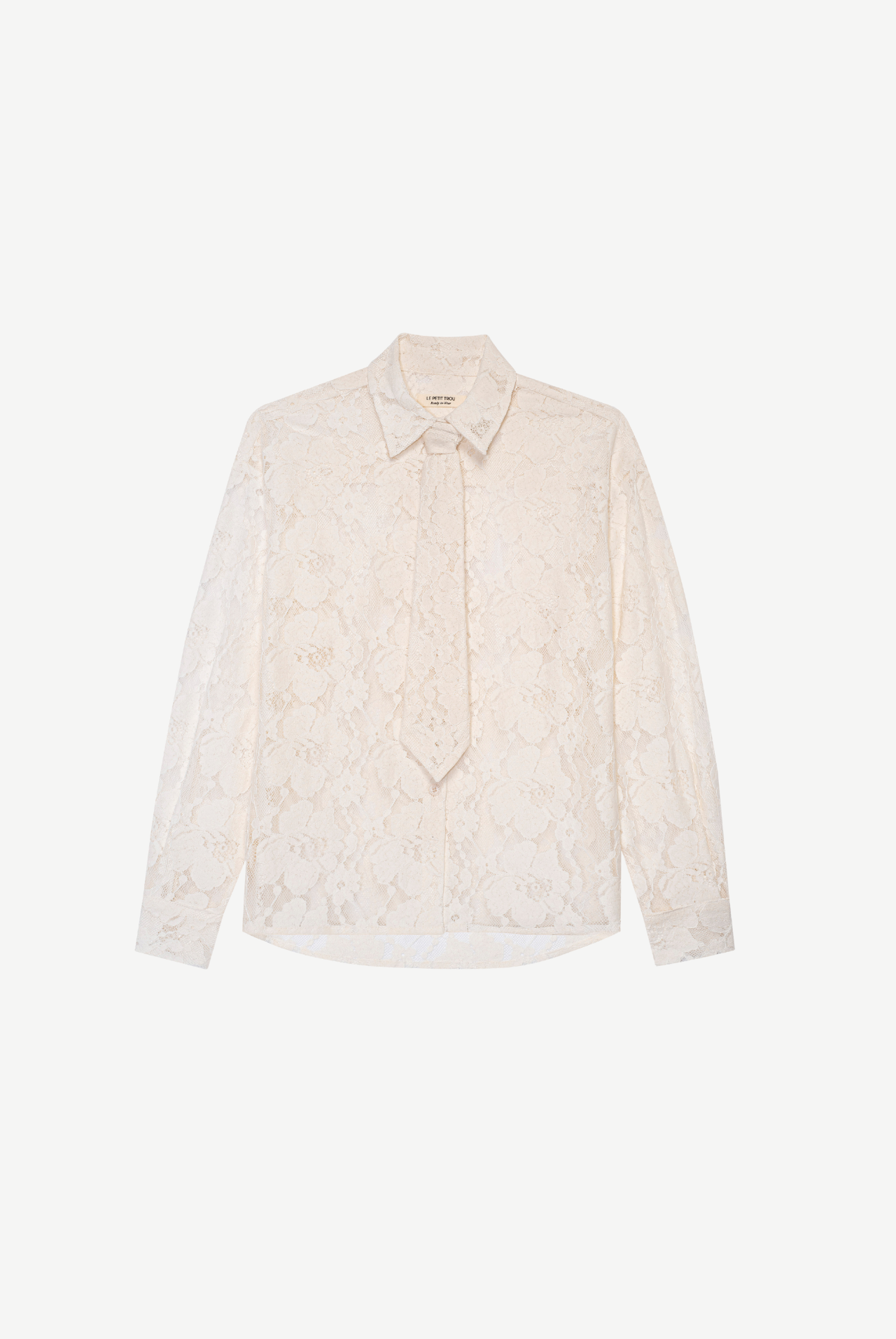 Jules Lace Tie Neck Shirt