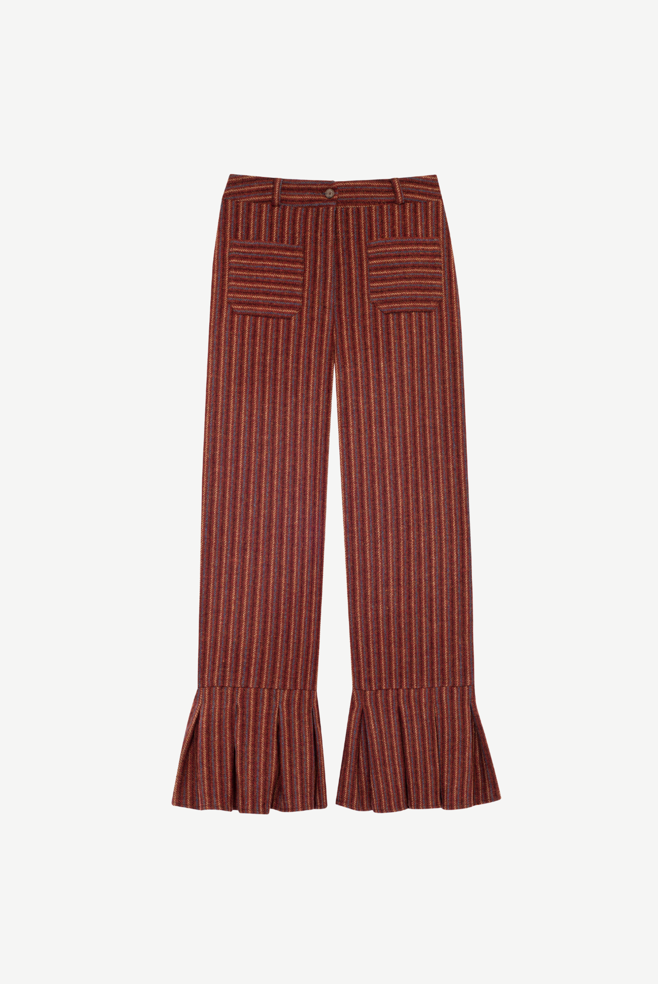 Lucien High-Waist Wool Pants