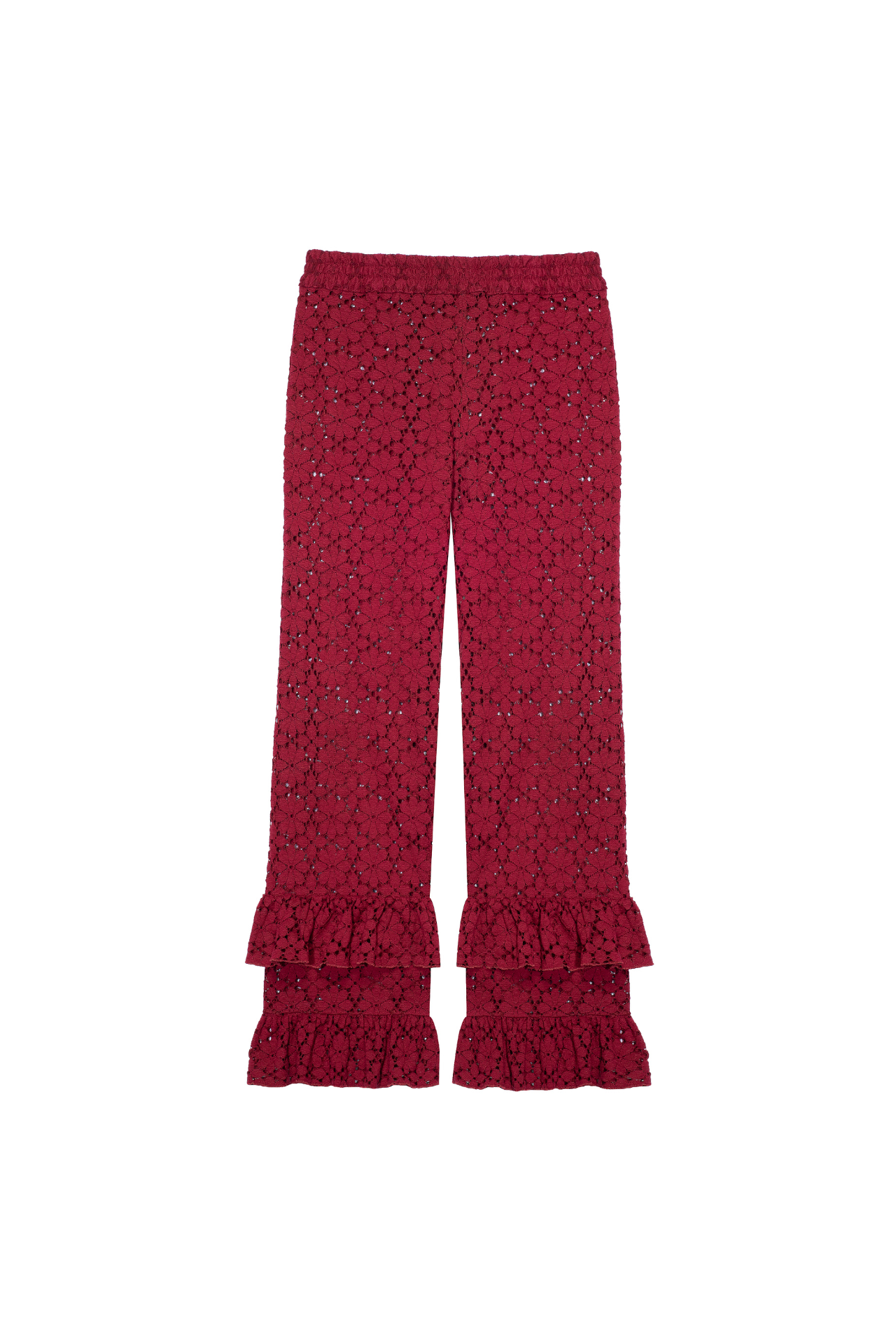 Malone Trousers - burgundy