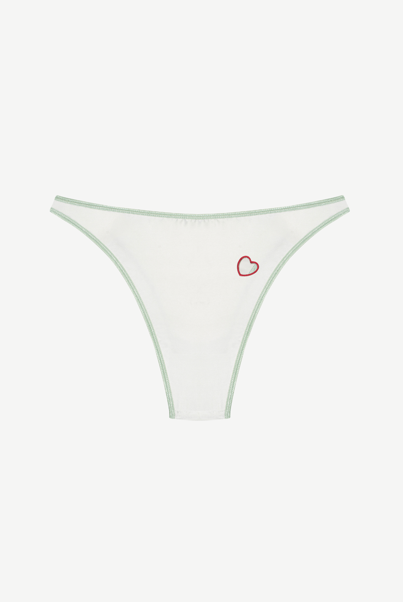 MENTHE low rise satin briefs