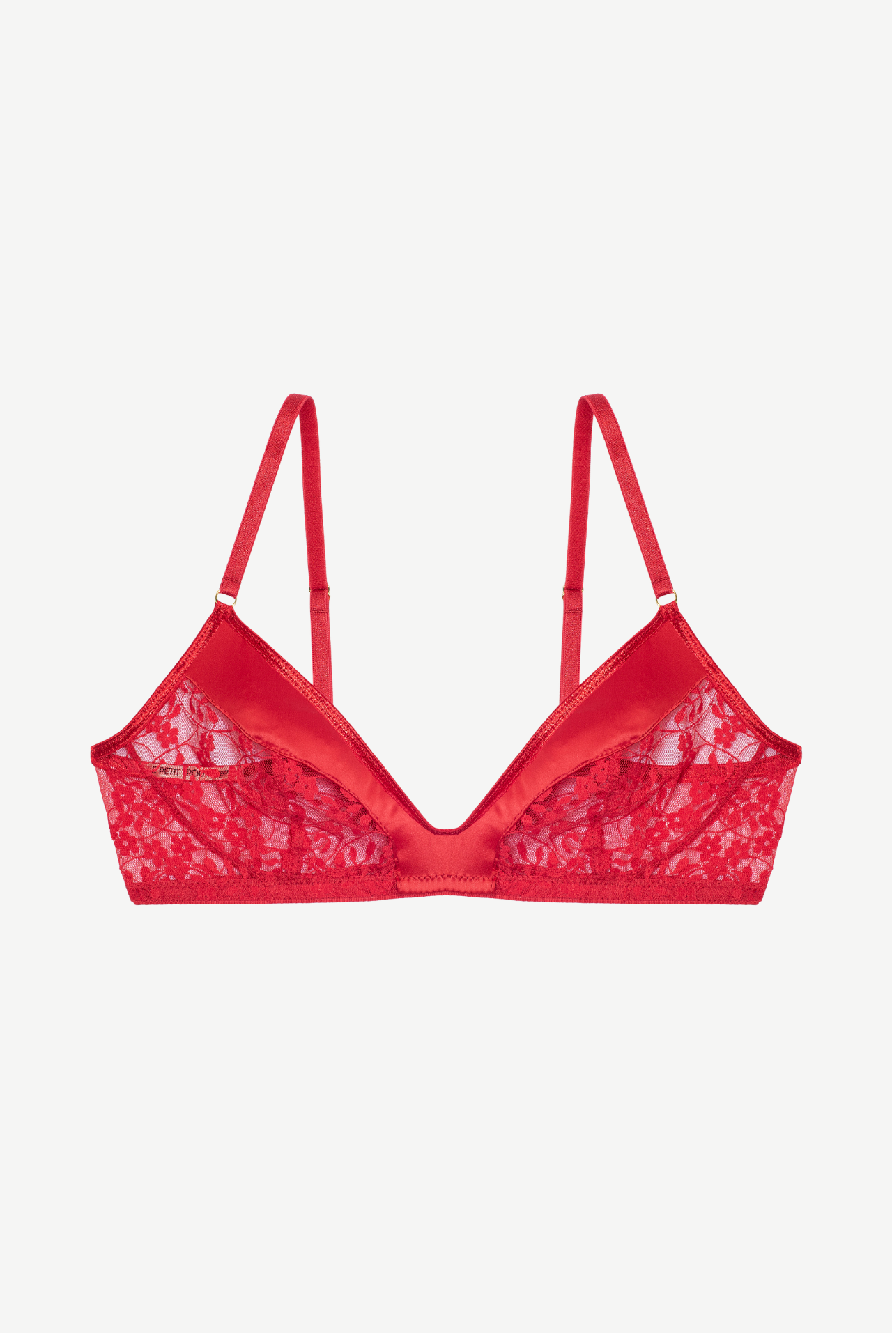 PAVOT soft bra with satin