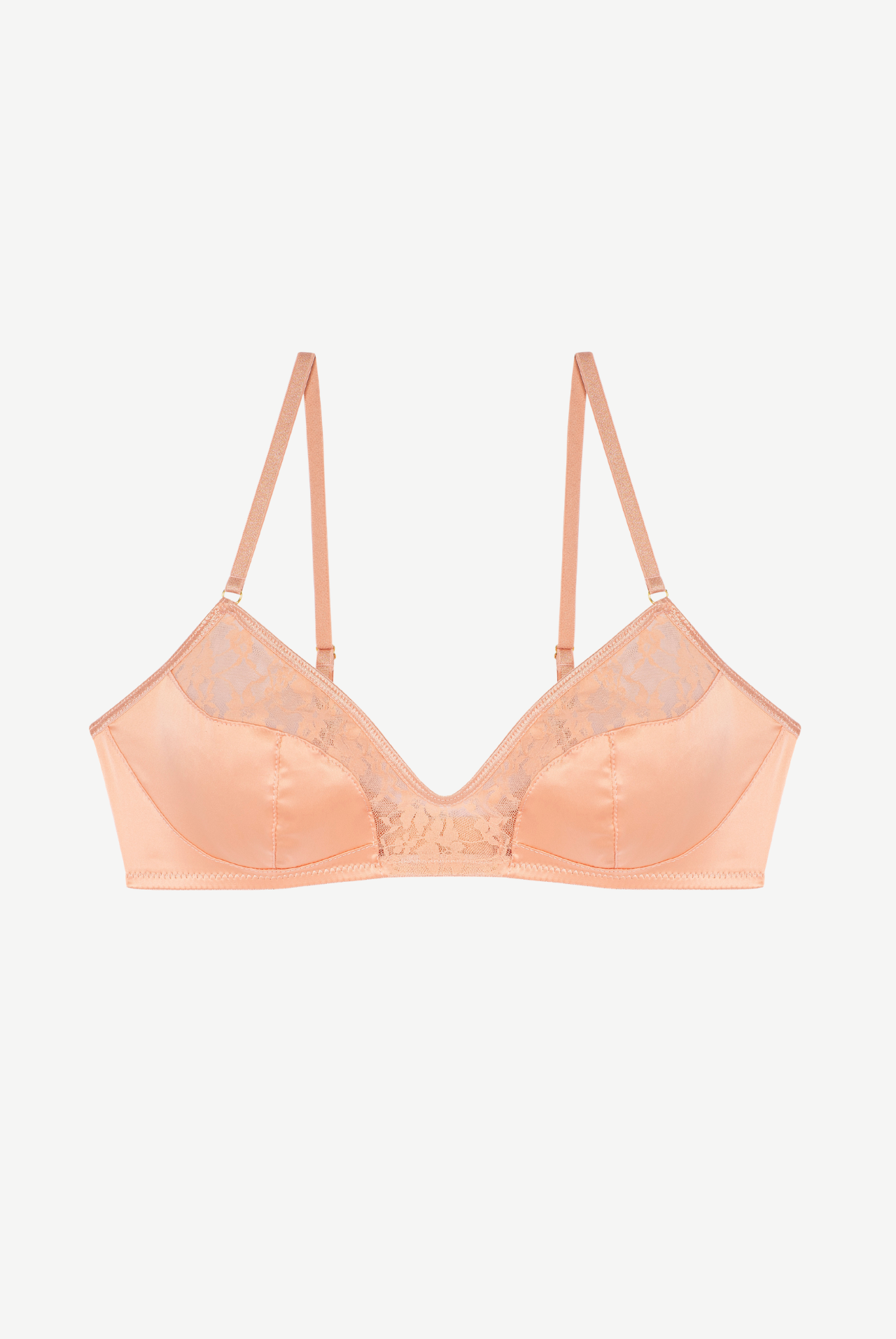 AMBRÉ soft bra with satin