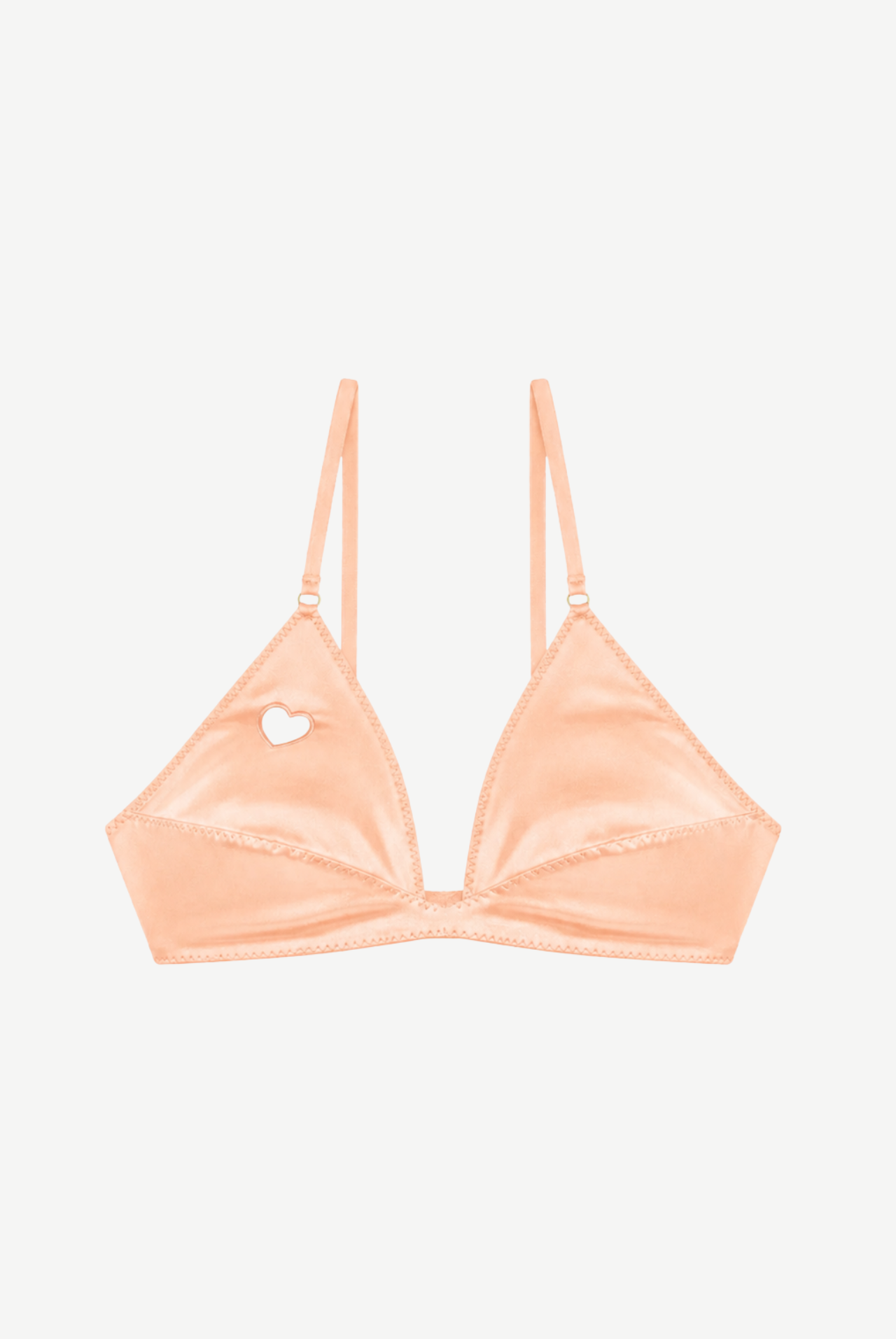 MADONNA soft satin bra - amber
