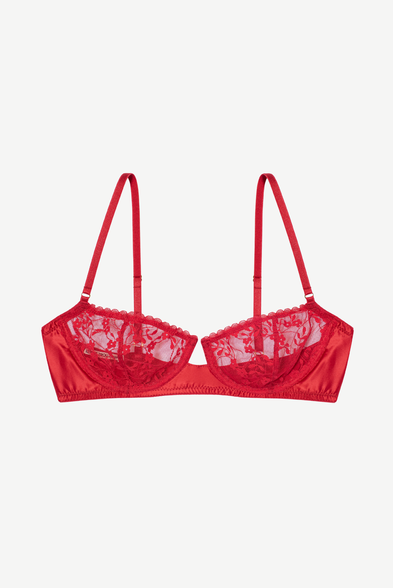 PAVOT underwire bra with satin