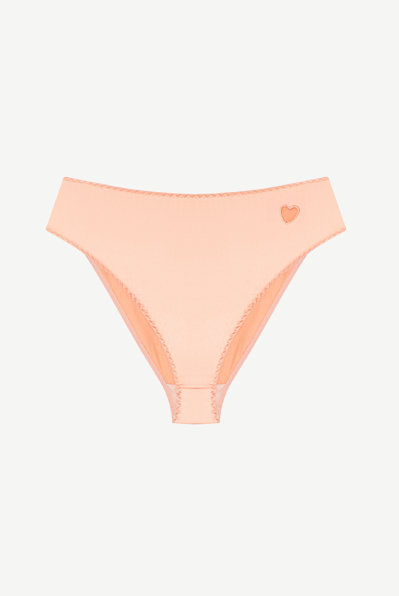 MADONNA high waist satin briefs - amber