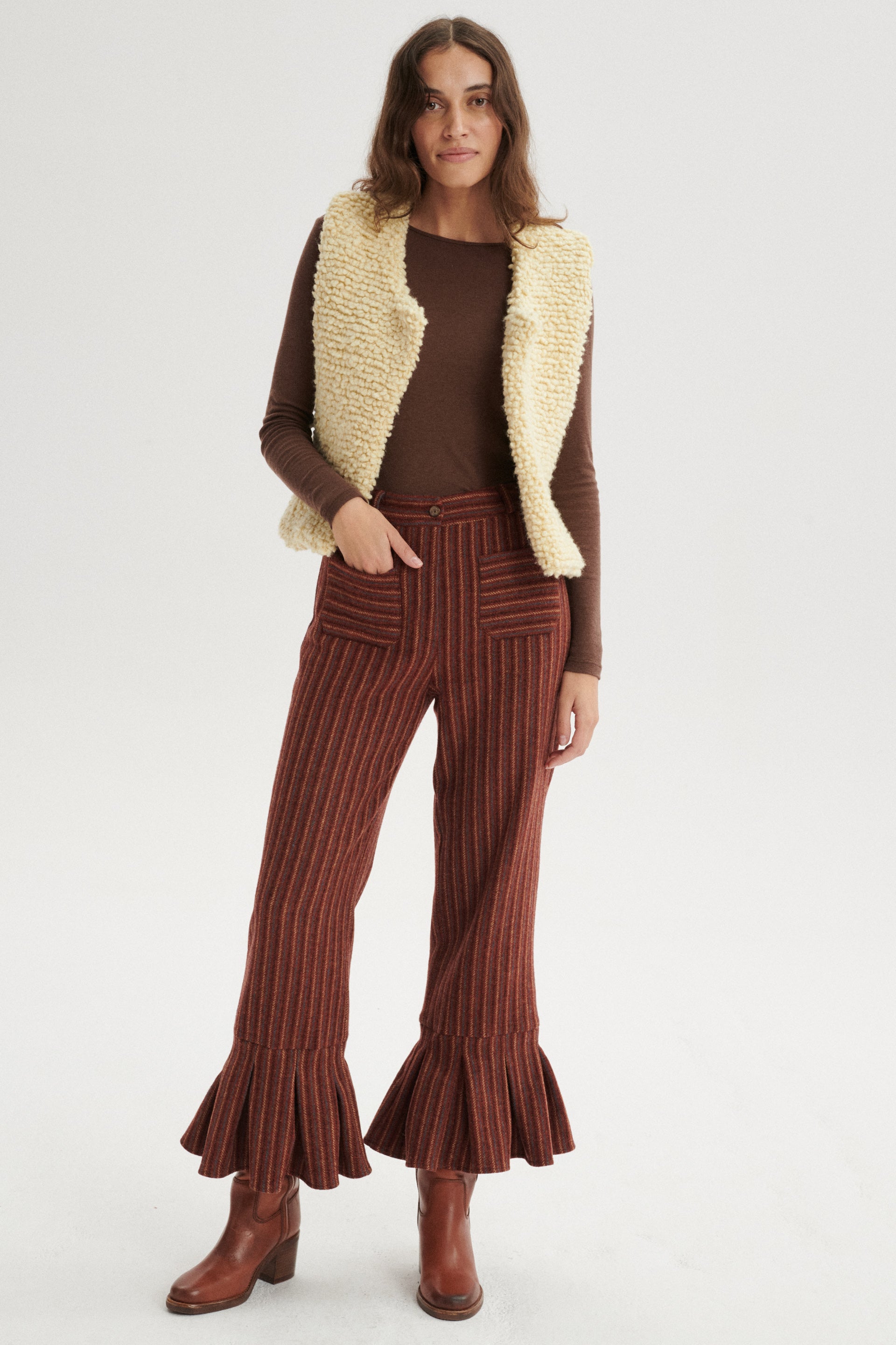 Evan Teddy Wool Vest