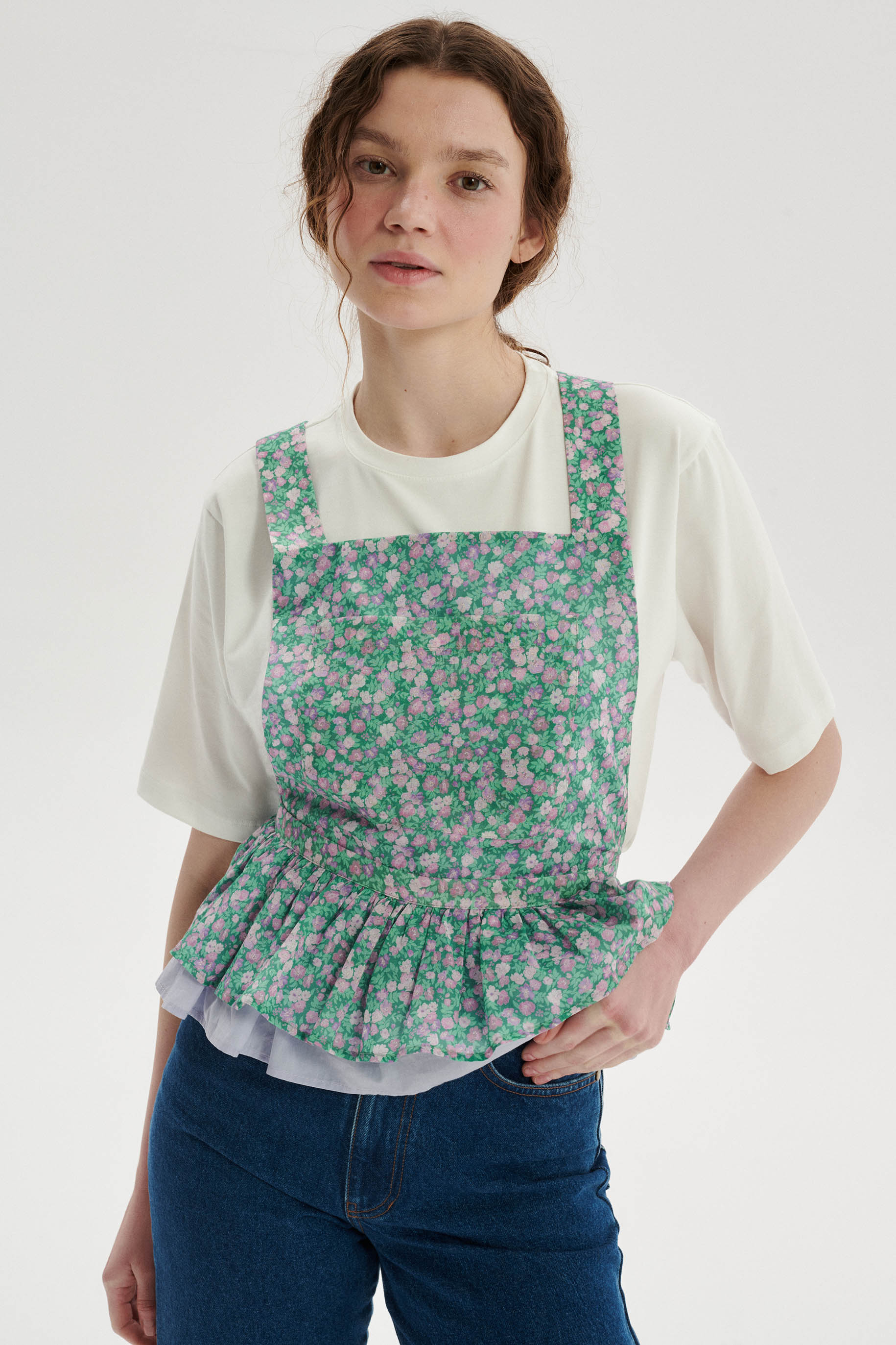 Anatole Top with Peplum