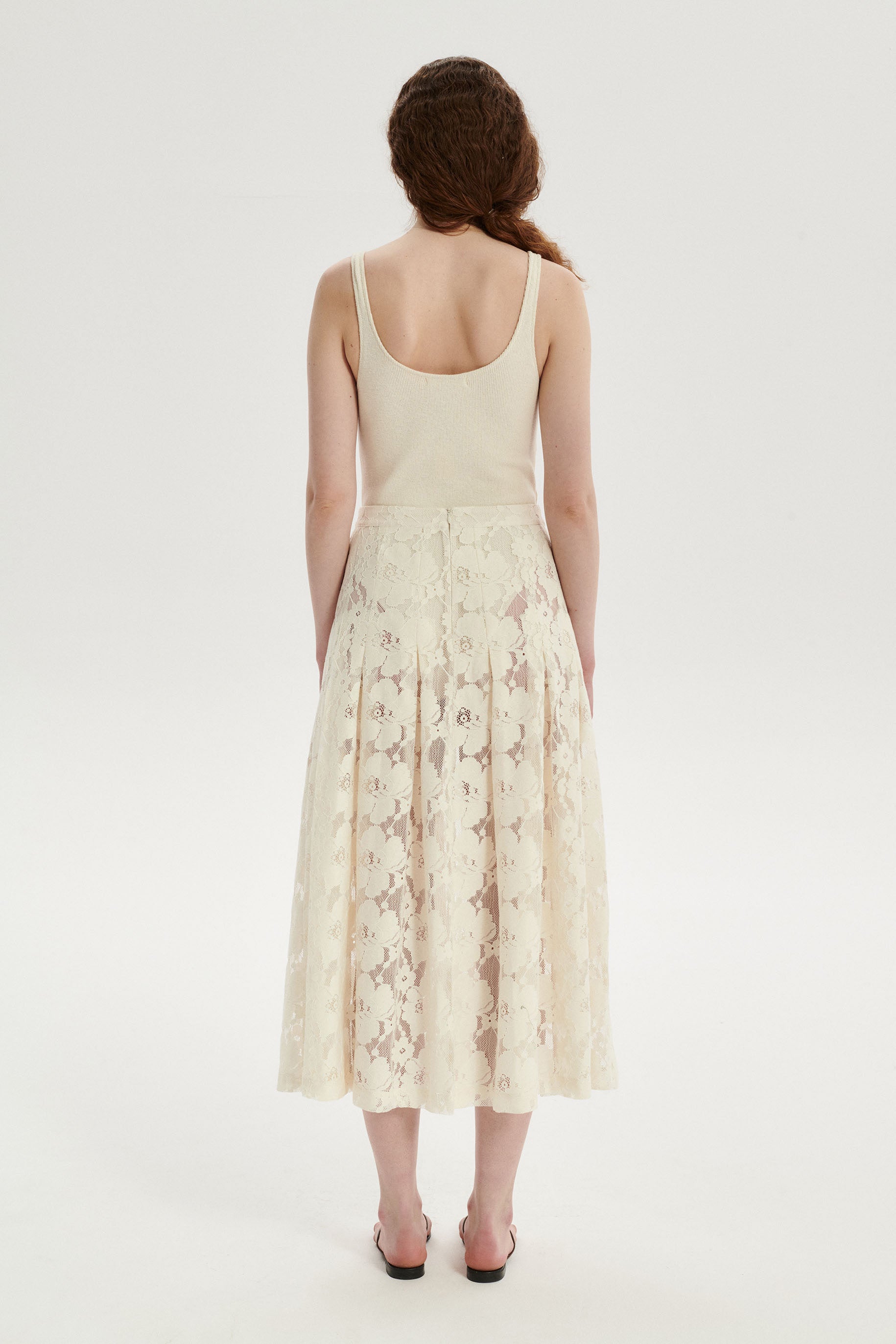 Arthur Lace Maxi Skirt - cream
