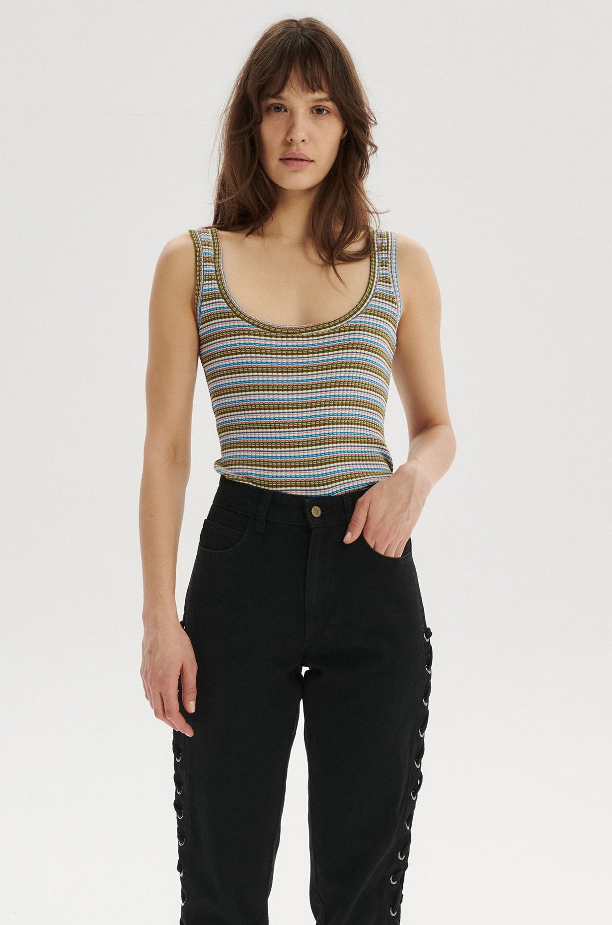Roland Ribbed Top