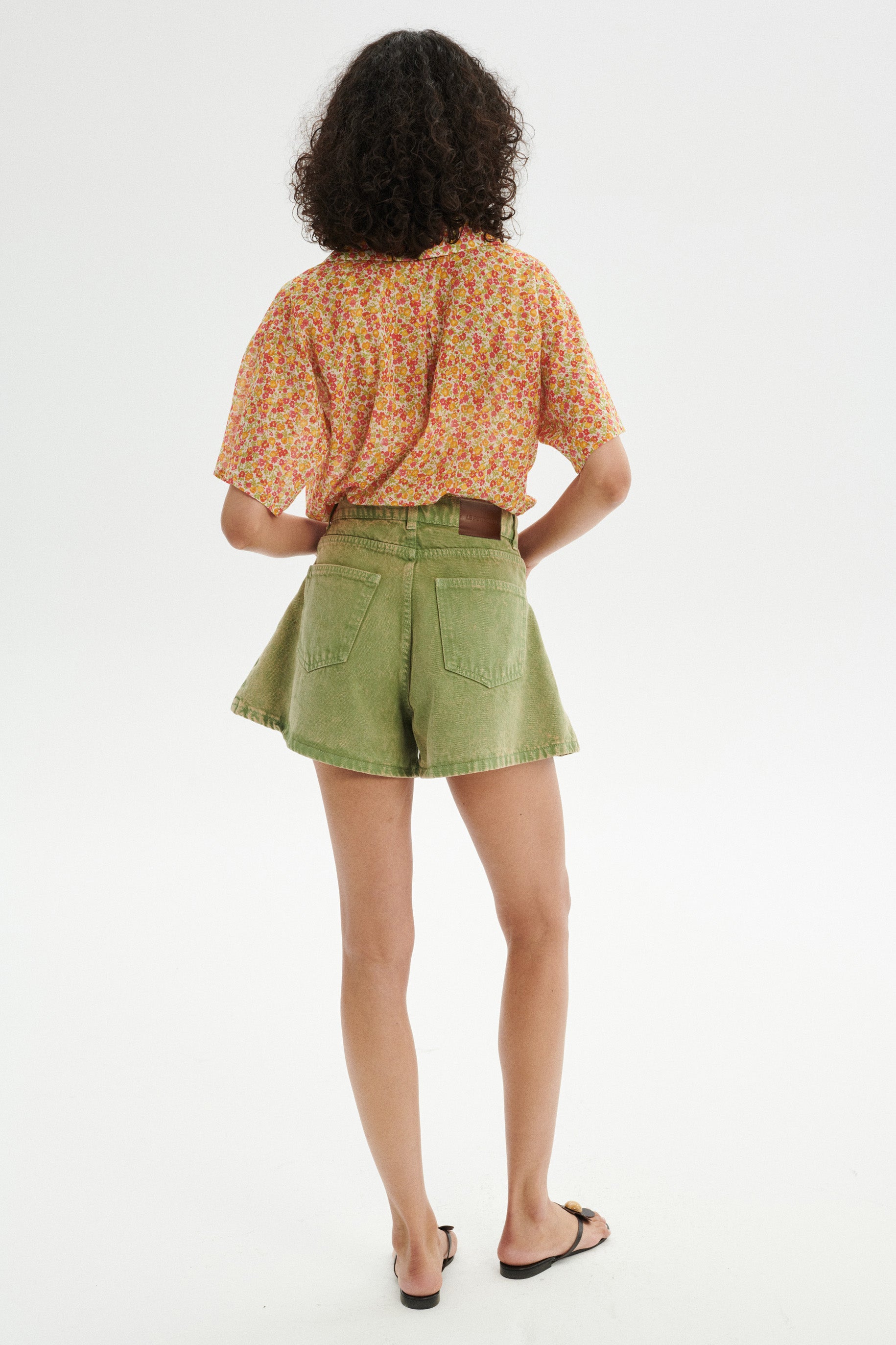Jacob Denim Shorts - green