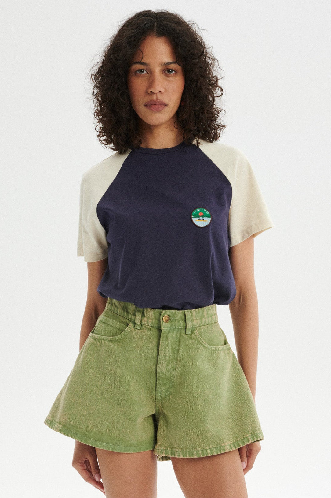 Camp Organic Cotton T-Shirt with Patch