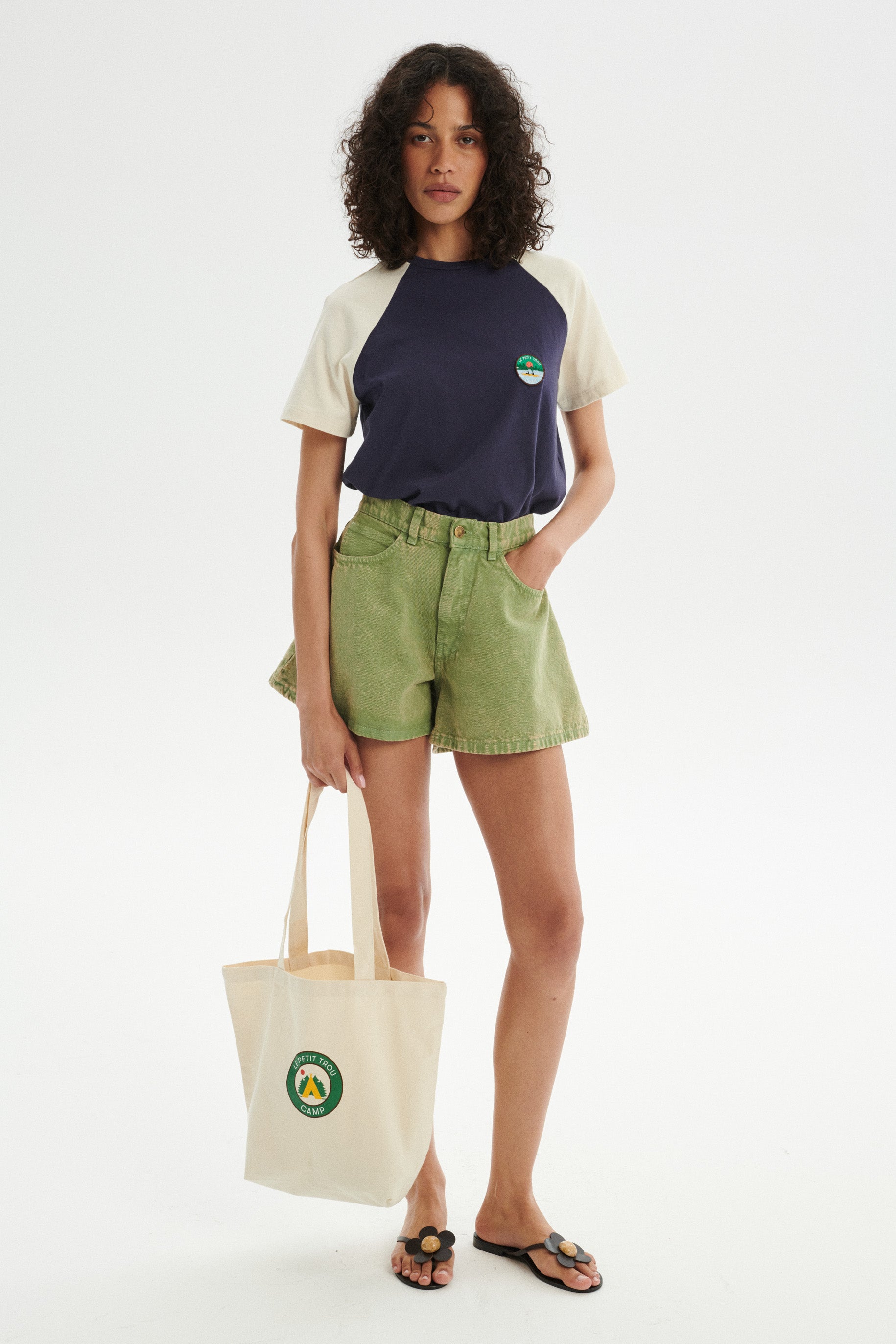 Camp Organic Cotton T-Shirt with Patch
