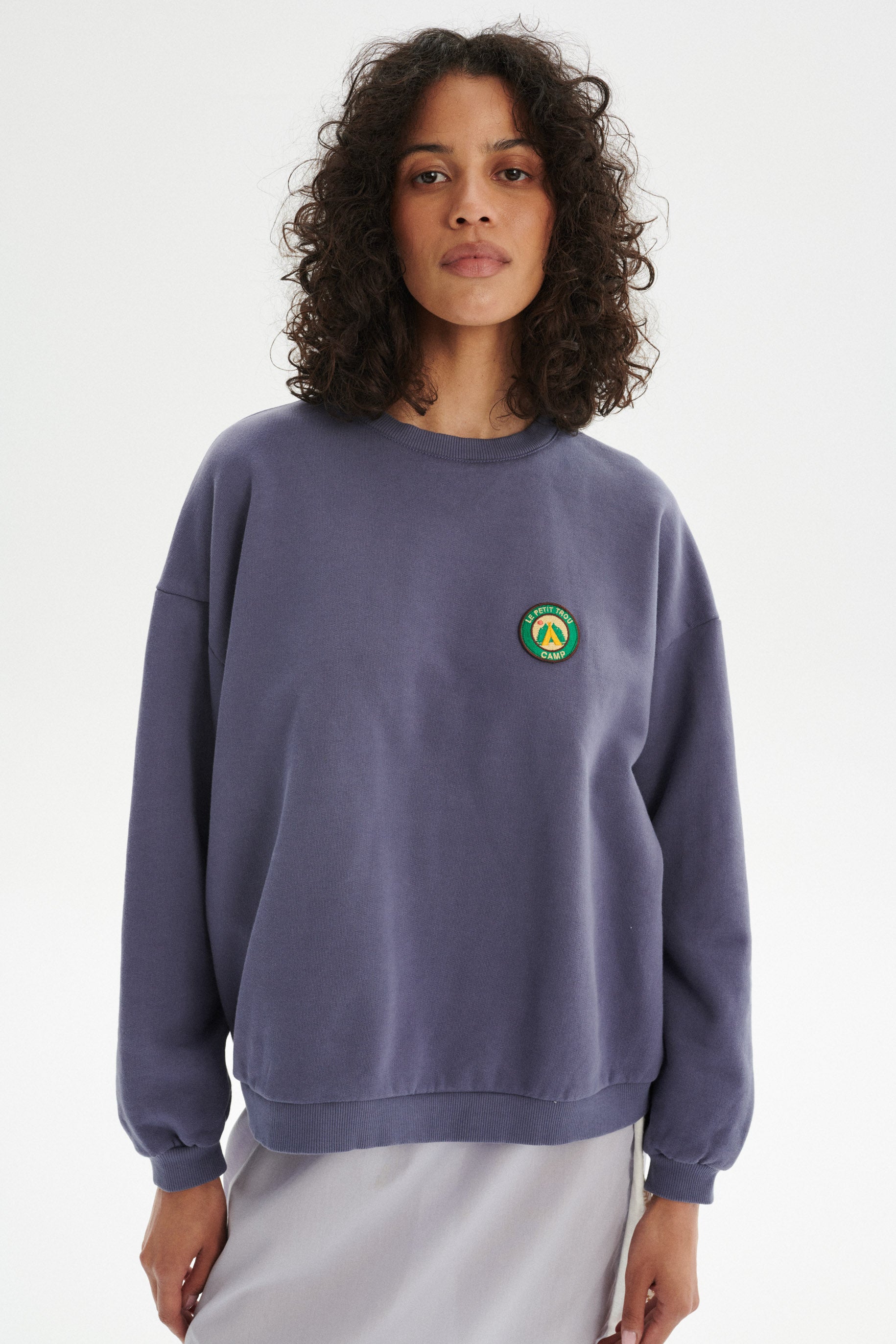 Camp Loose Cotton Sweatshirt