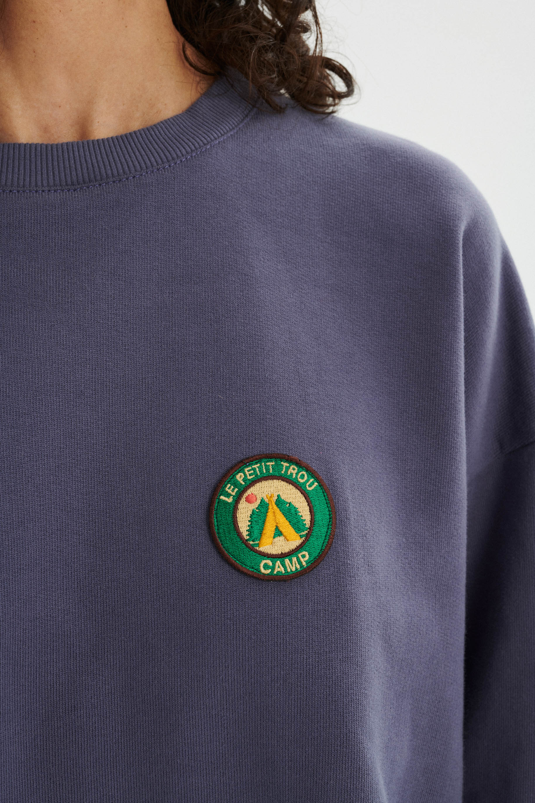 Camp Loose Cotton Sweatshirt