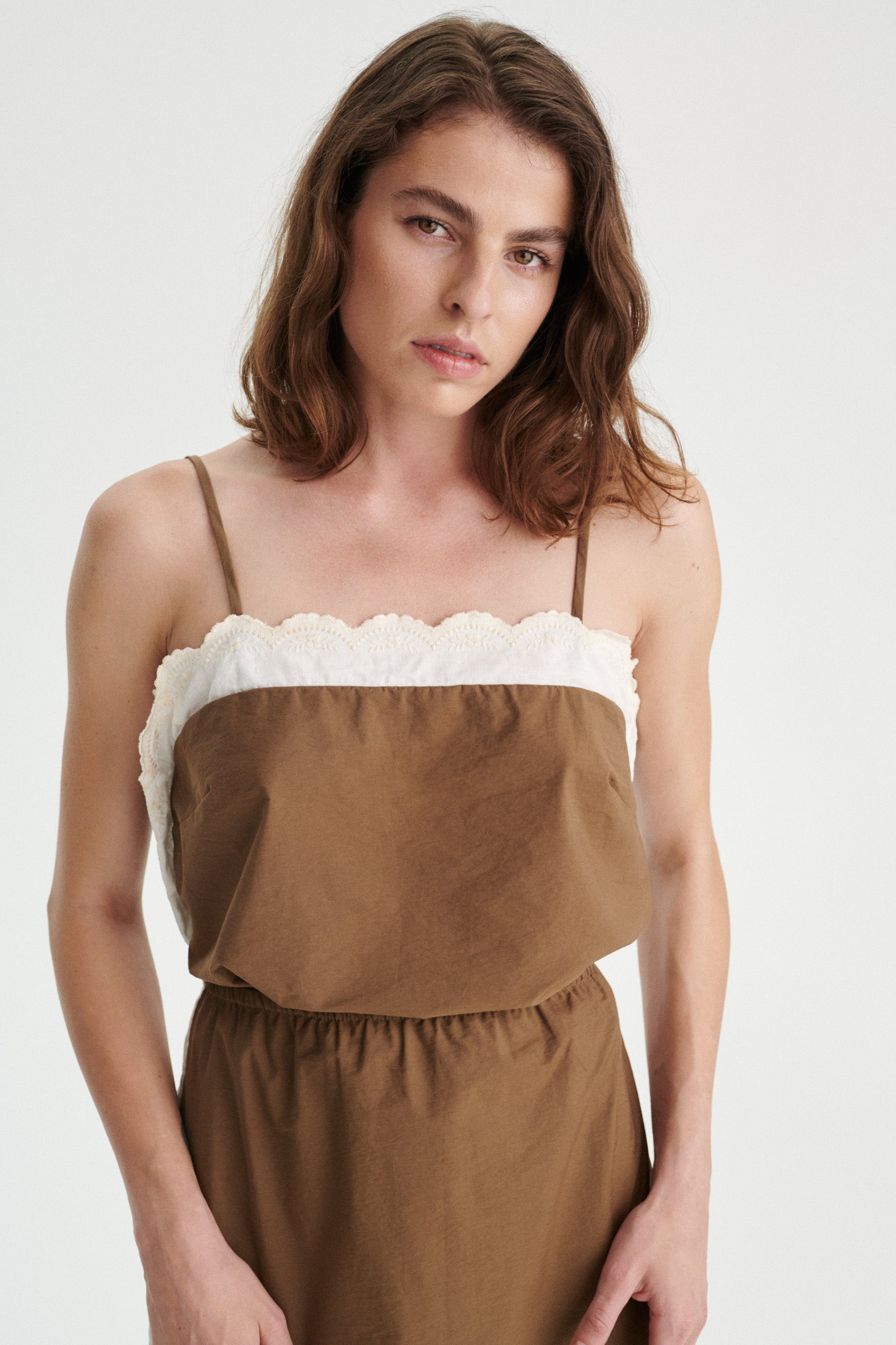 Frank Organic Cotton Top With Ruffle Hem