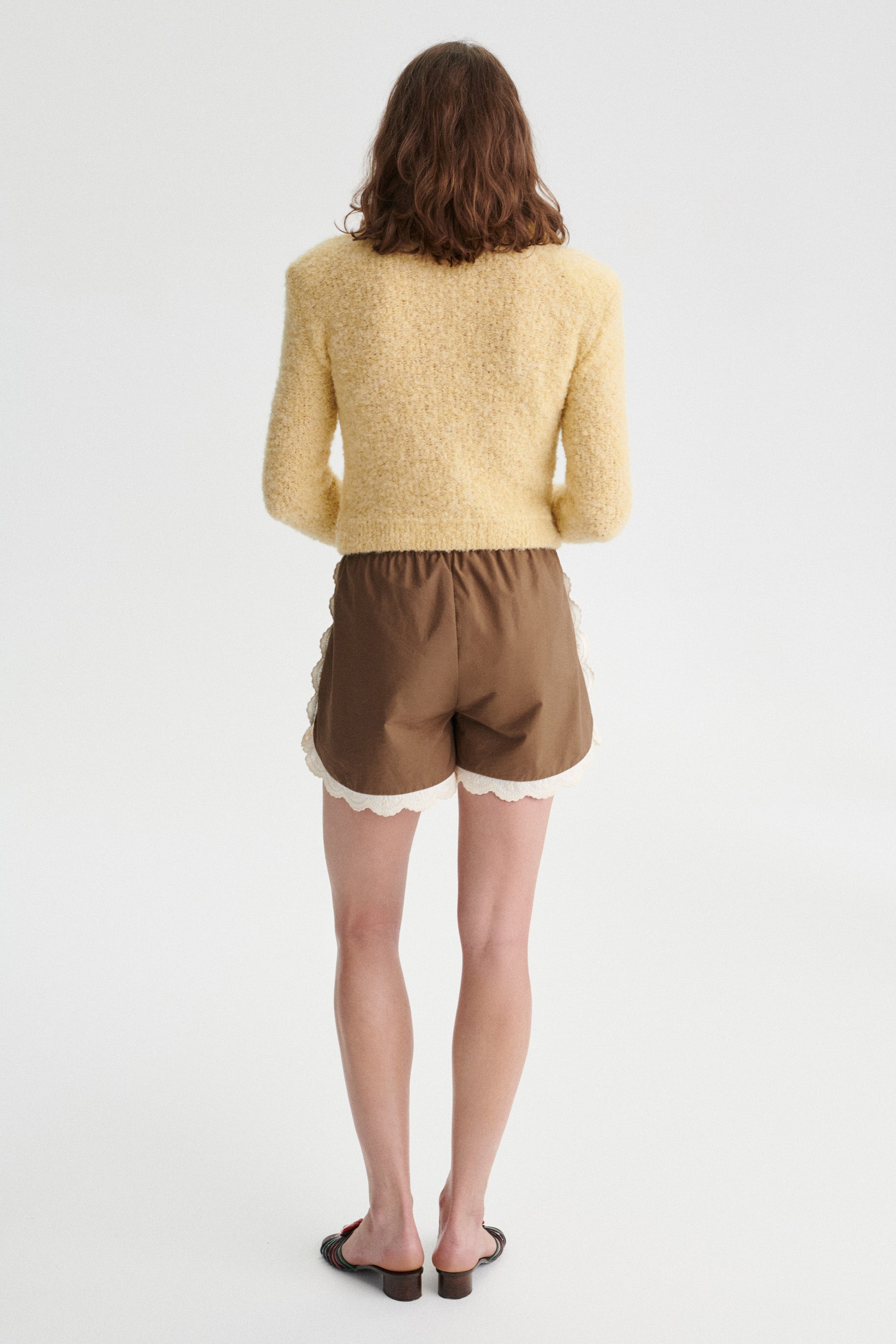Christel Alpaca Wool Cardigan with Collar