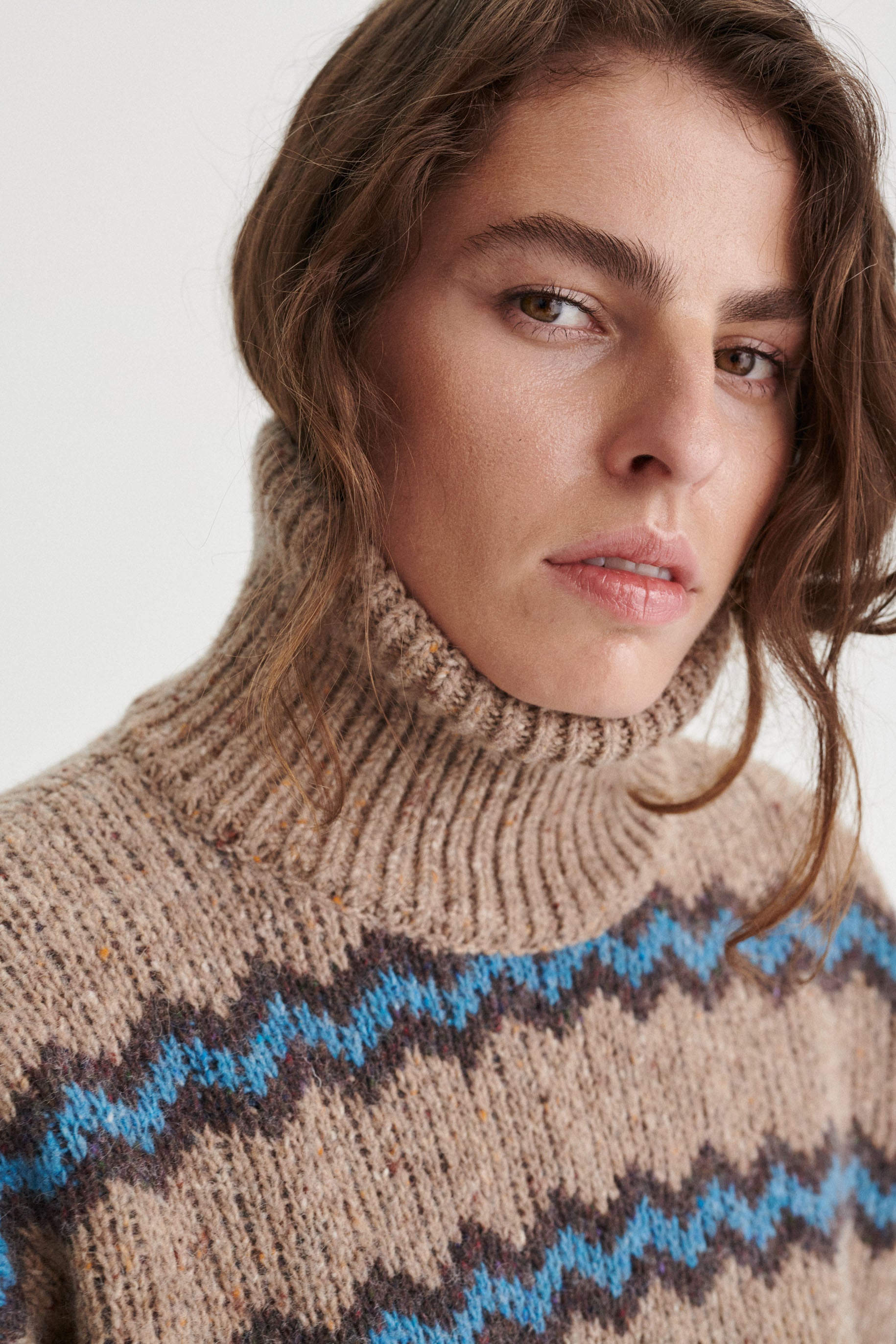 Casimir Oversized Wool Turtleneck Sweater