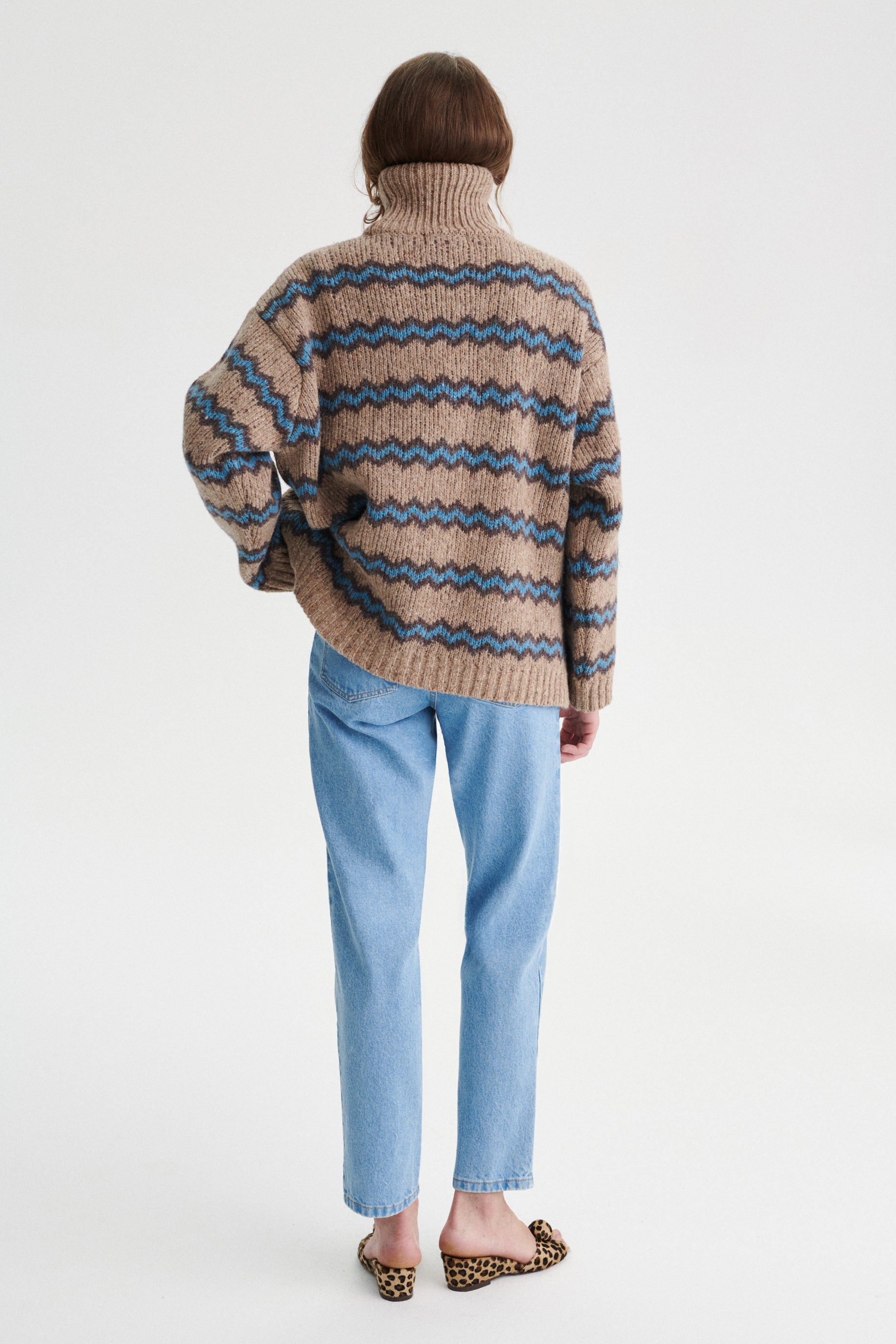 Casimir Oversized Wool Turtleneck Sweater