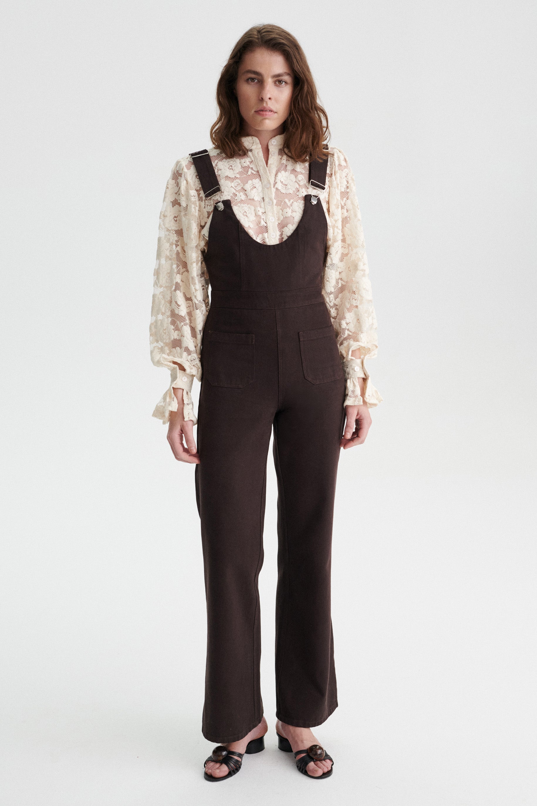 Hercule Lace Shirt with Puffed Sleeves