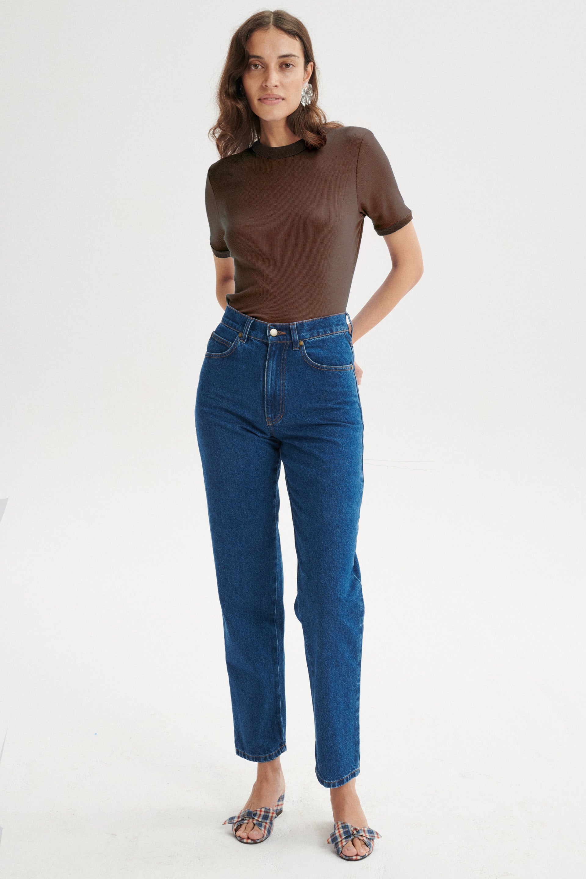 Mac T-shirt With Chunky Collar