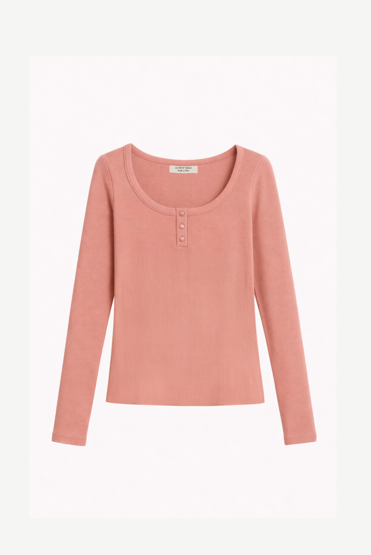 Loic Longsleeve in Ribbed Mercerized Cotton