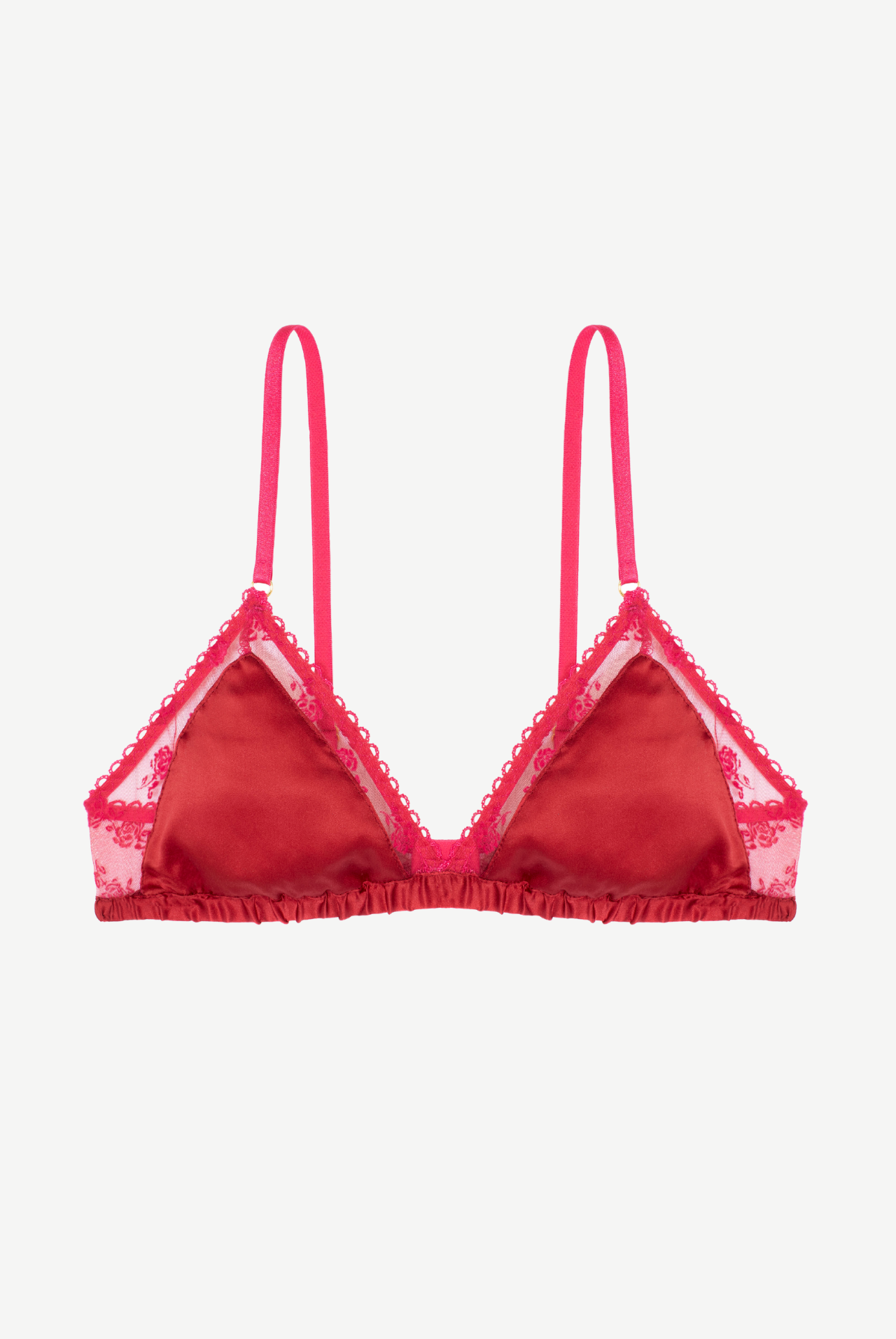 ROSE Soft Bra with Satin
