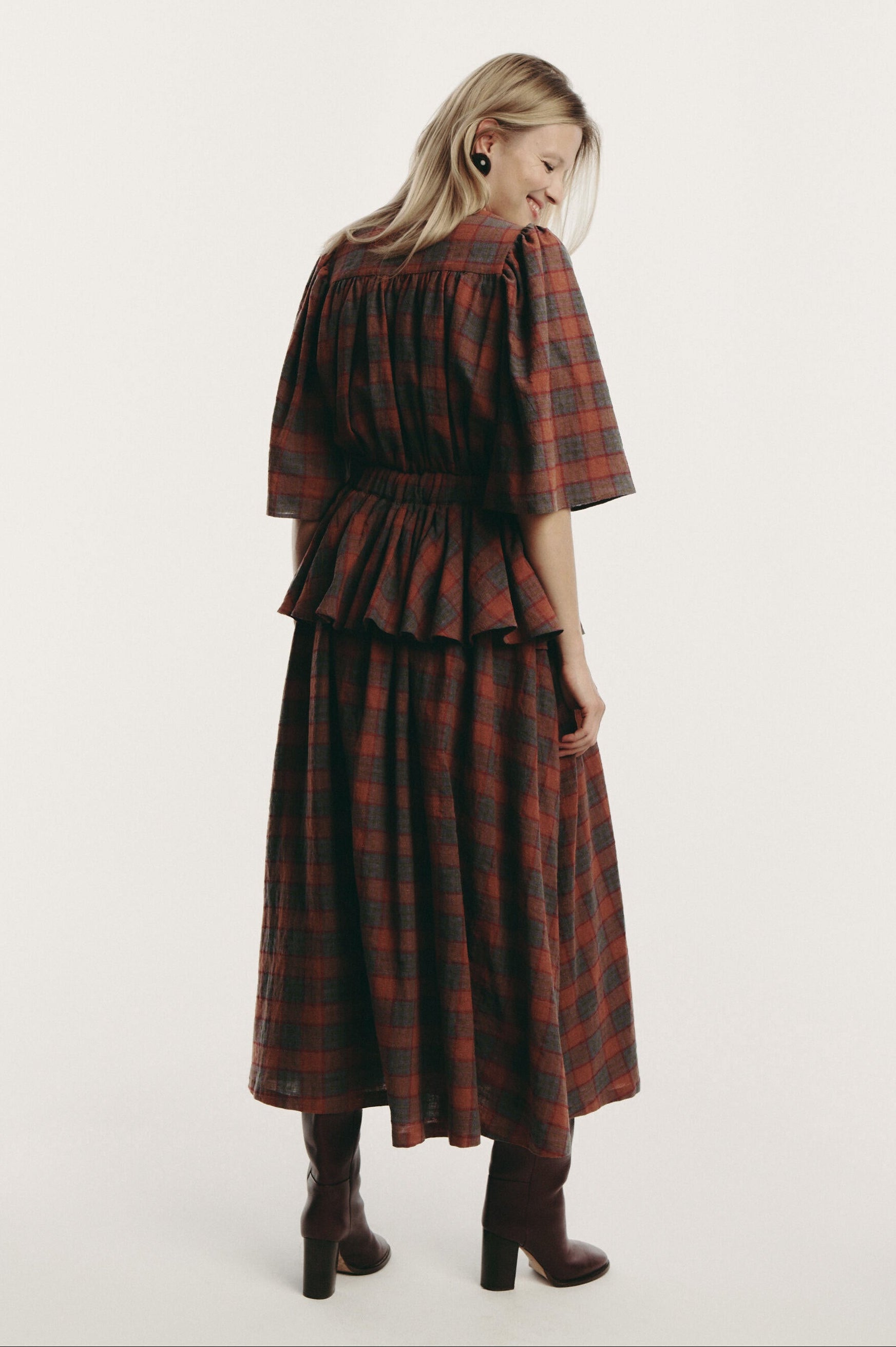 Paola Dress - checked