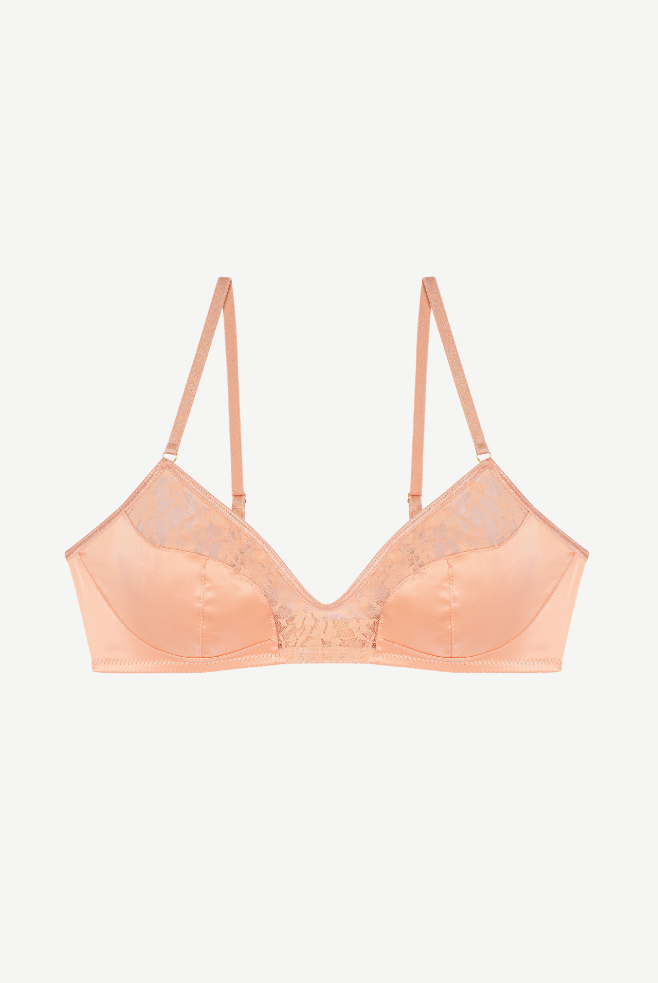 AMBRÉ soft bra with satin