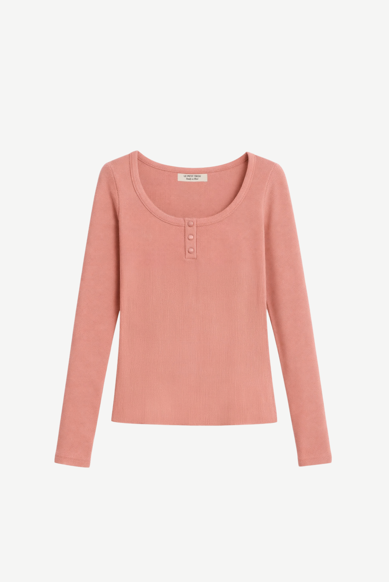 Loic Longsleeve in Ribbed Mercerized Cotton