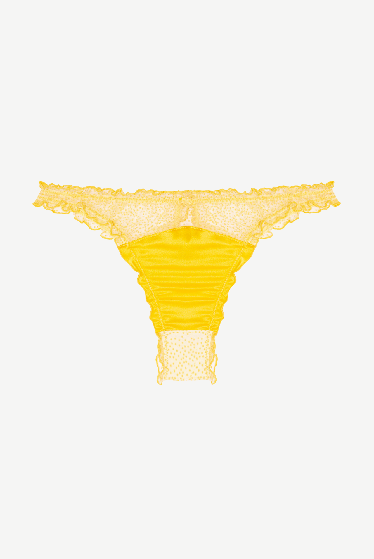 MIMOSA Ruffled Briefs with Silk