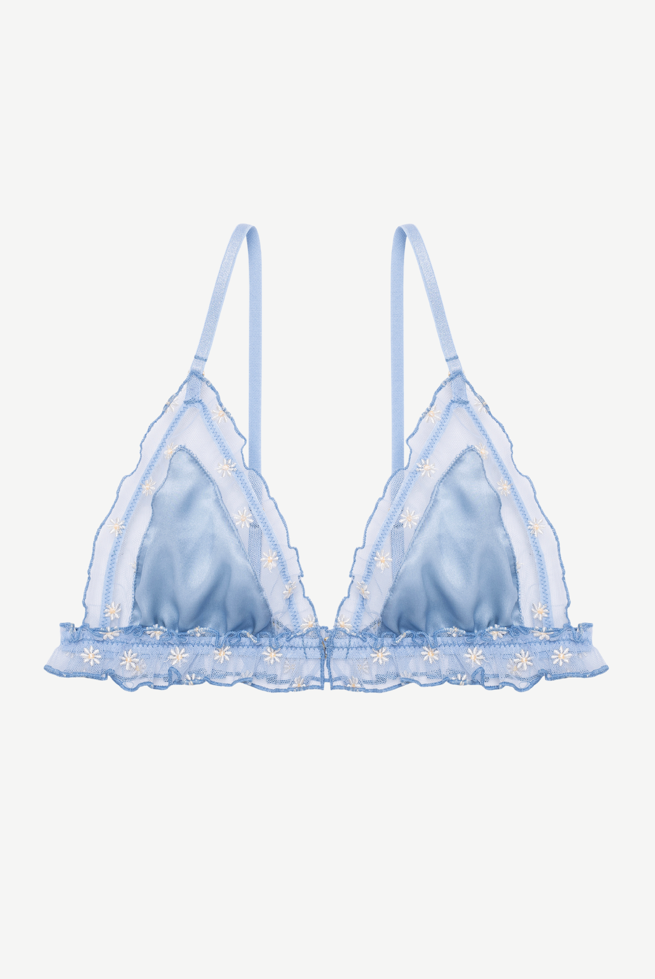 PAQUERETTE Triangle Bra with Silk