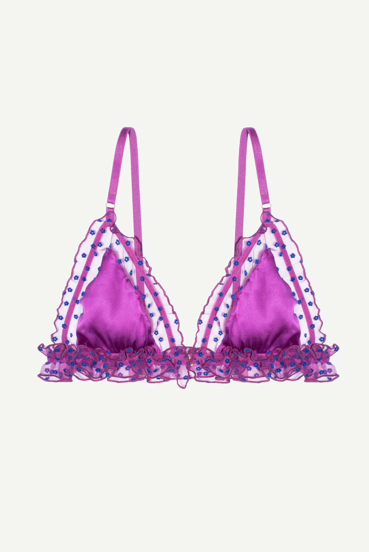 PETUNIA Triangle Bra with Silk