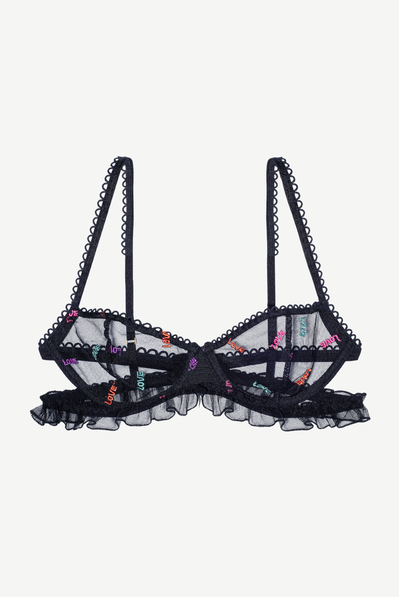 LOVE Cut Underwire Bra with Frills