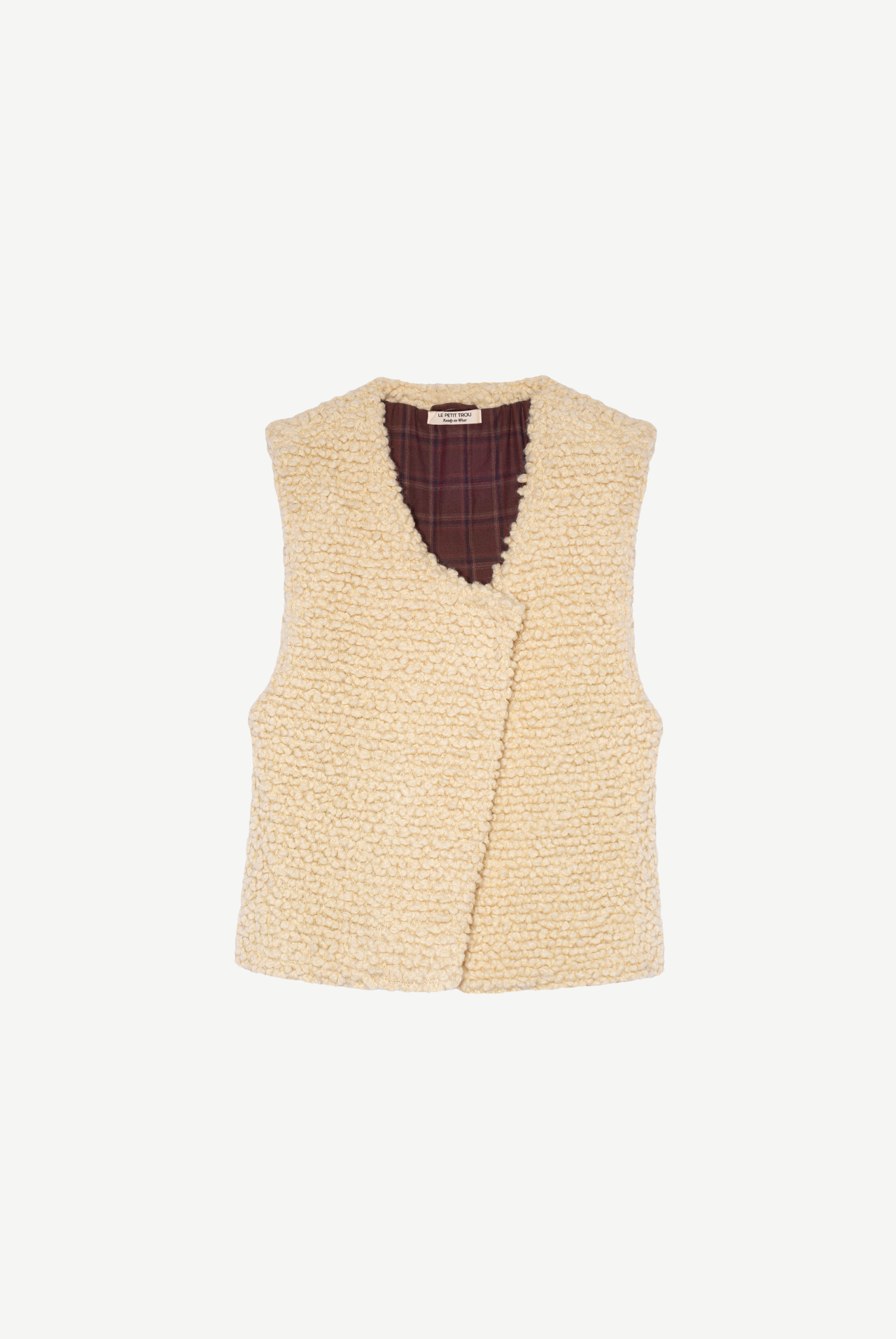 Evan Teddy Wool Vest