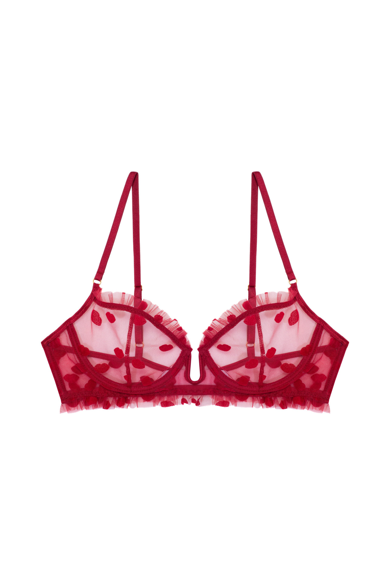 JARDIN Underwire Bra with Frills – Le Petit Trou